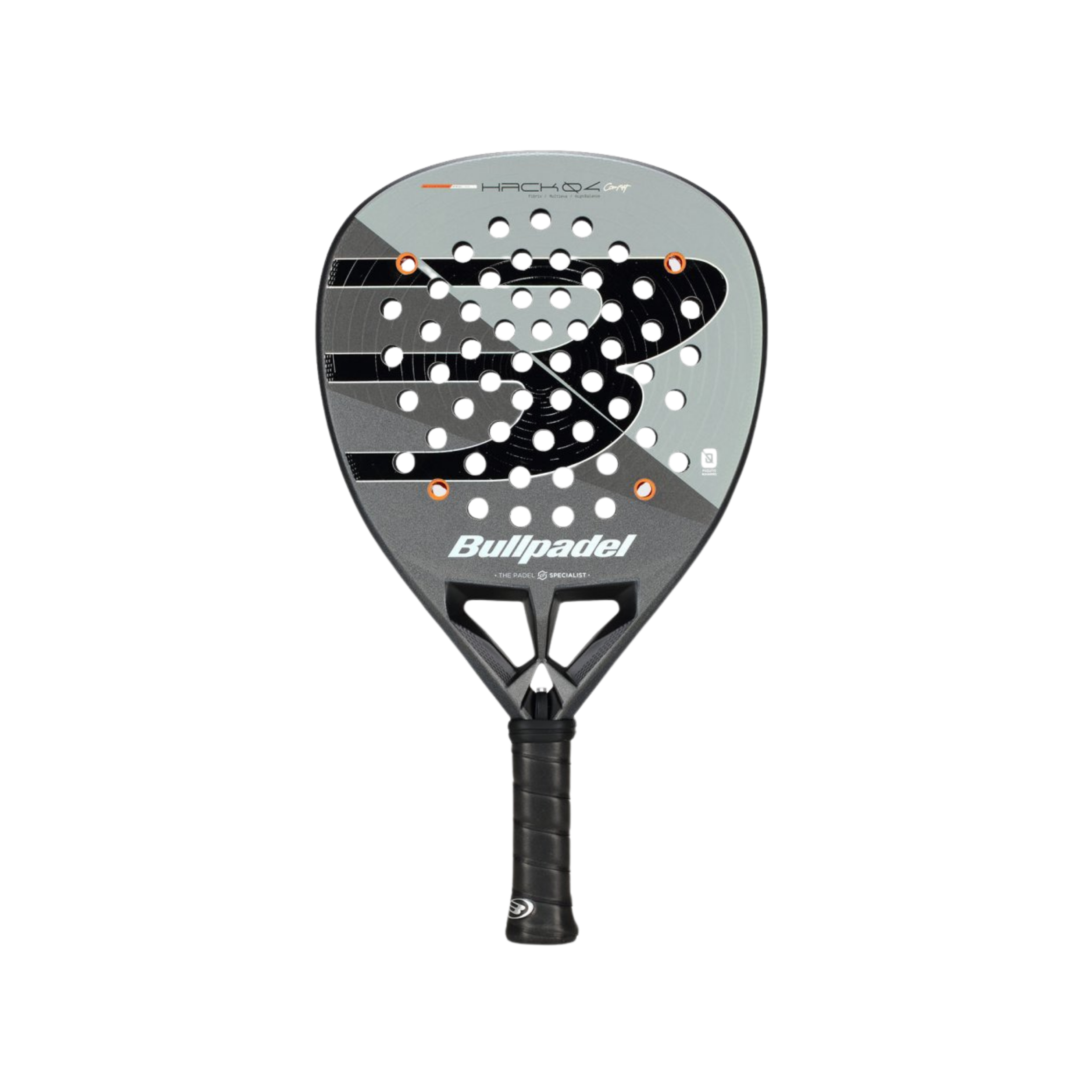 Bullpadel Hack 04 CMF 2026 Padel Racket - Black Silver