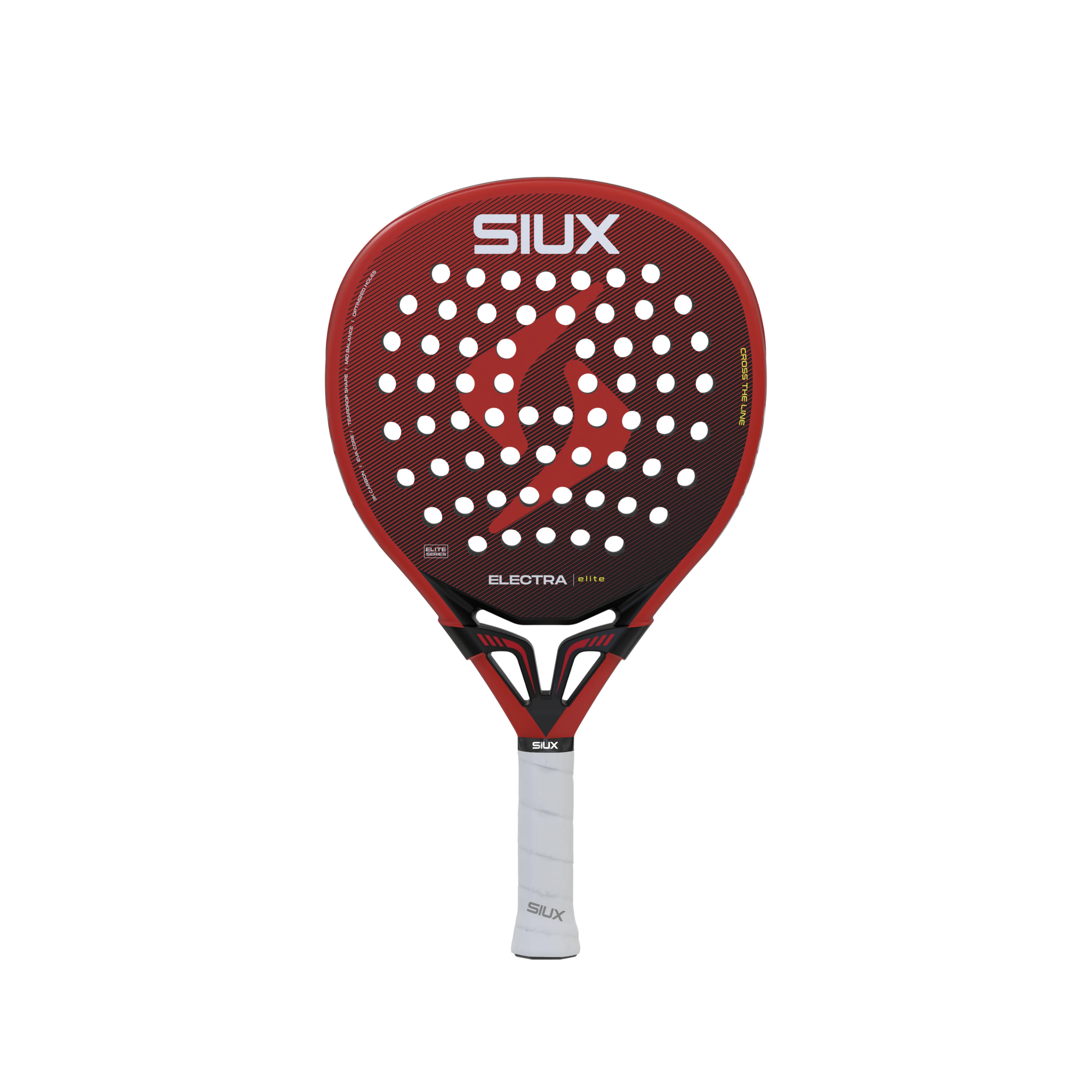 Siux Electra Elite 2026 Padel Racket - Red White