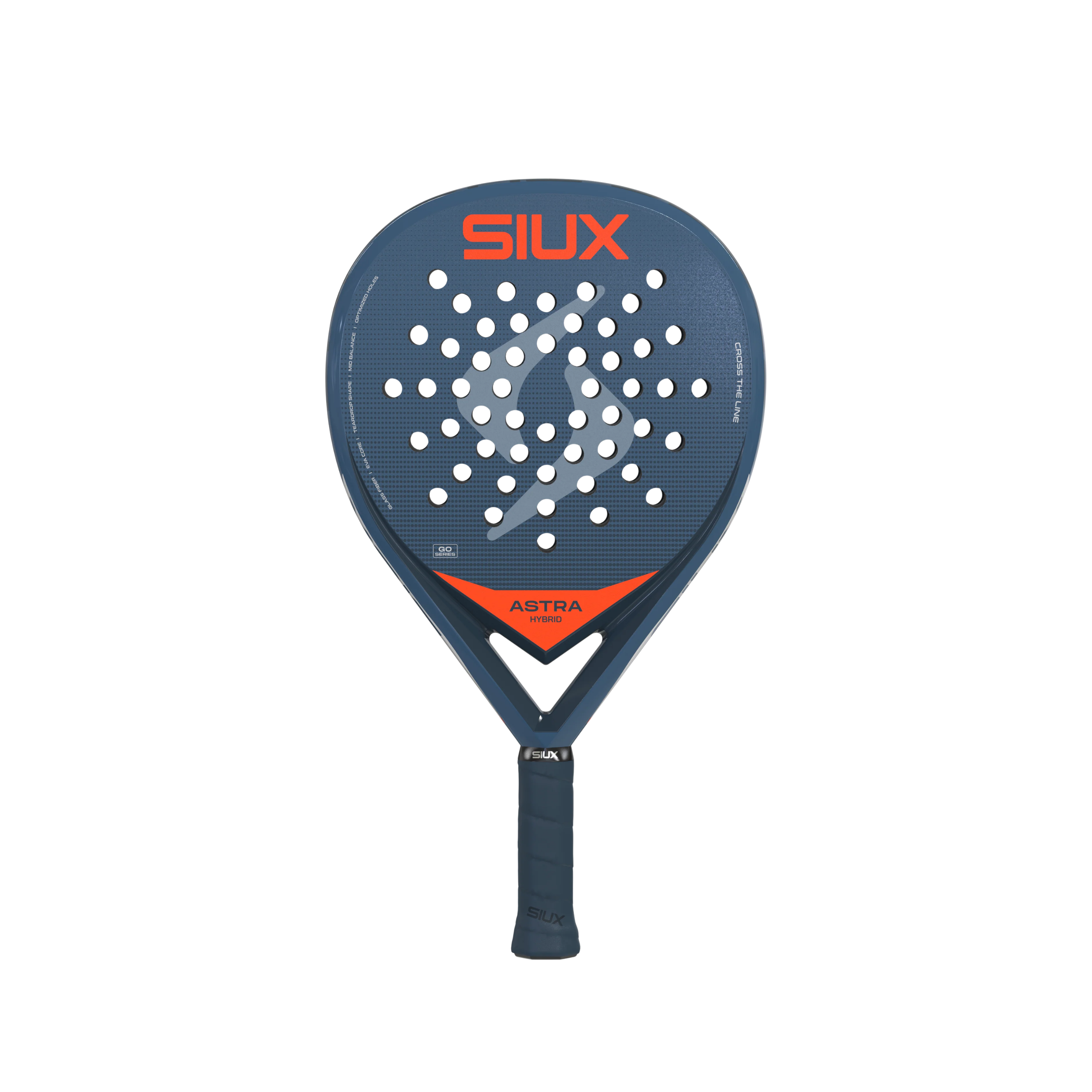 Siux Astra Go Hybrid 2026 Padel Racket - Blue Orange