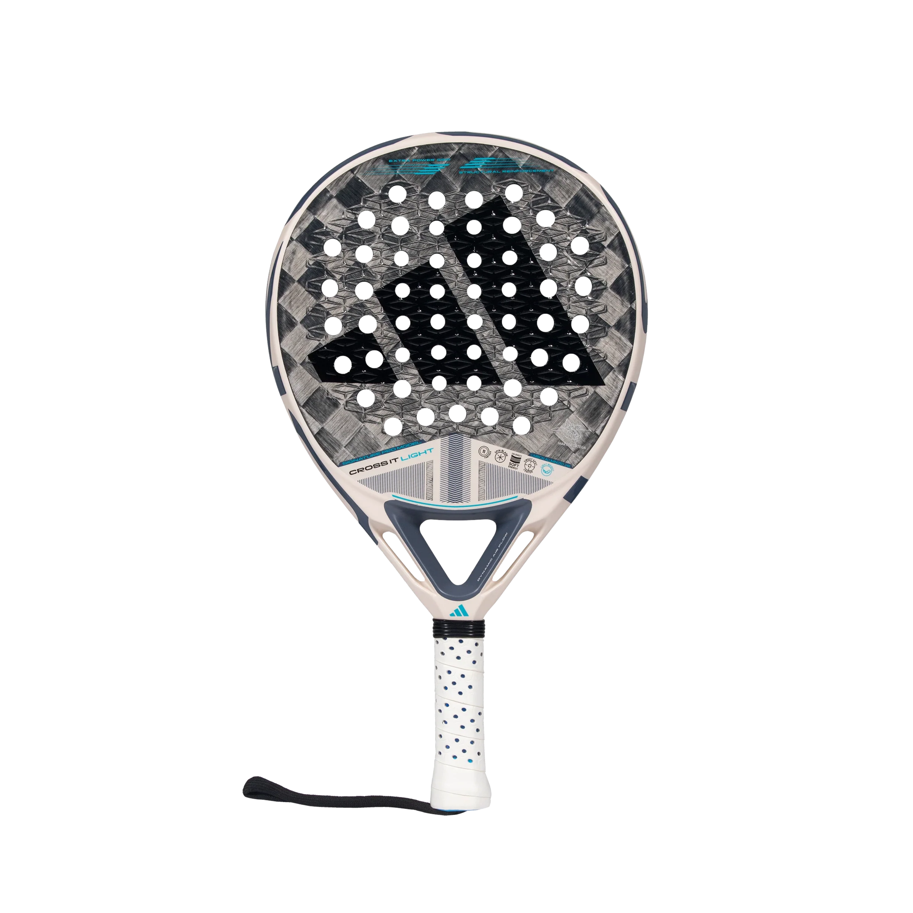 Adidas Cross It Light 3.4 2025 Padel Racket - Silver Black