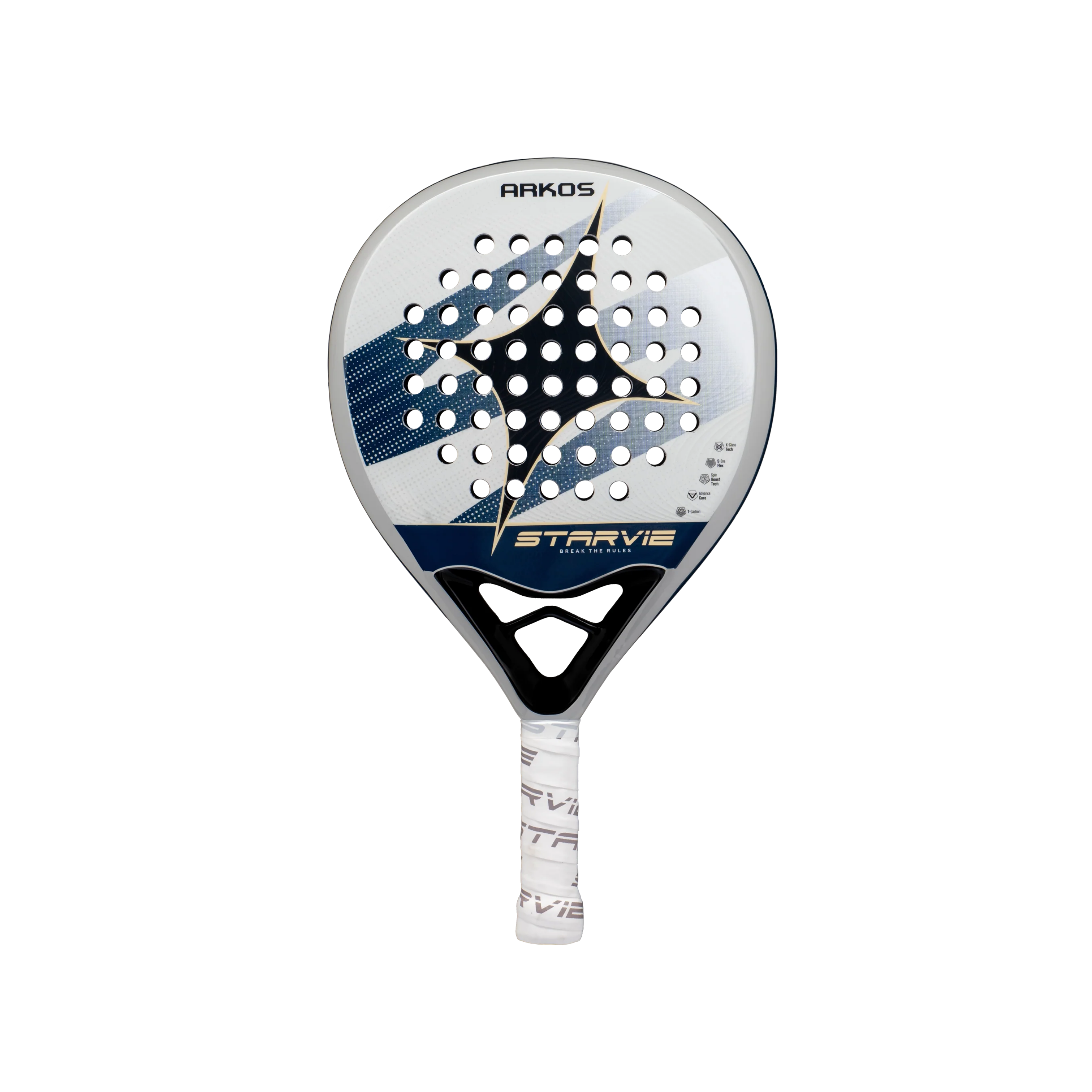 Starvie Arkos 2026 Padel Racket - White