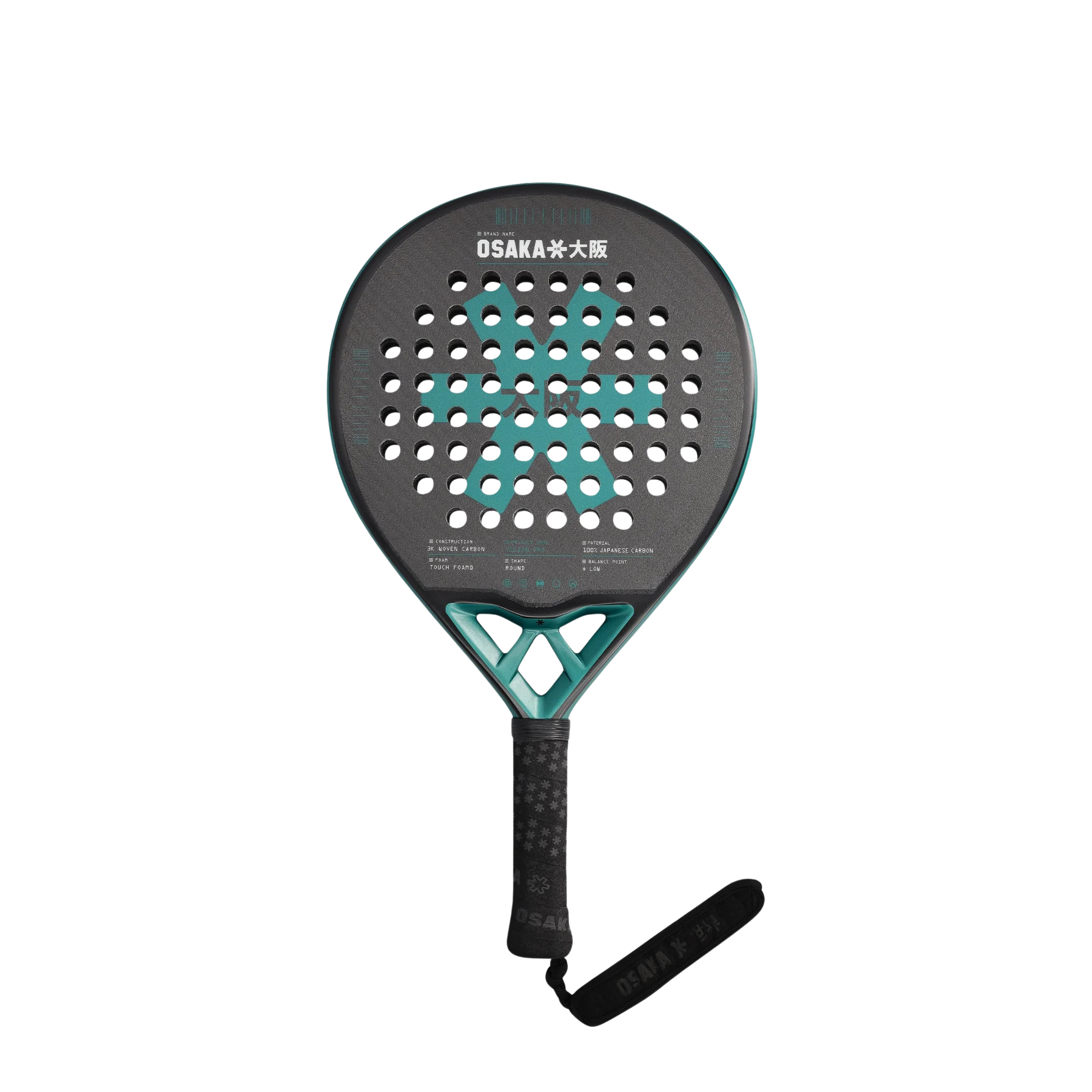 Osaka Vision Pro Control Padel Racket - Transformative Teal