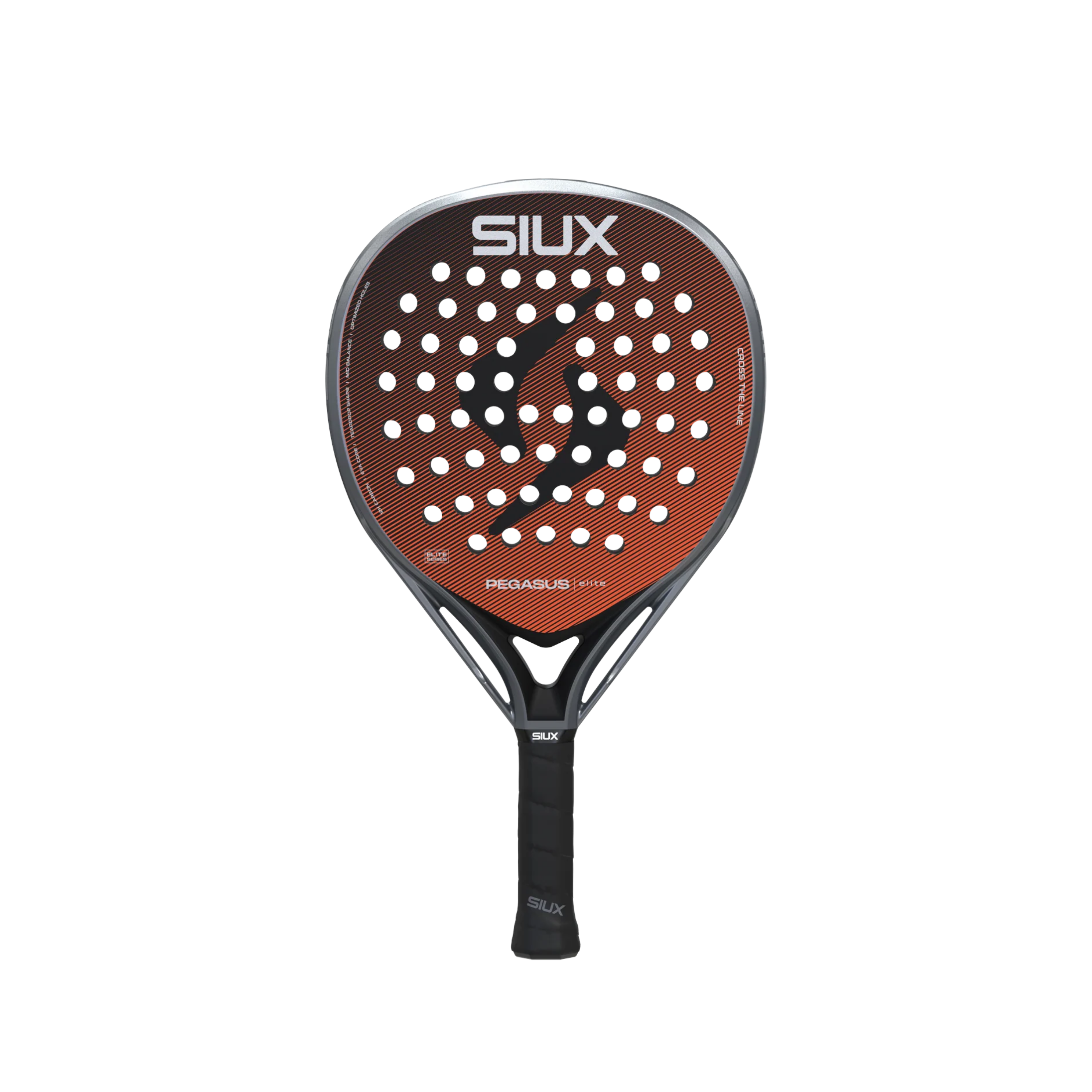 Siux Pegasus Elite 4 2026 Padel Racket - Black Red