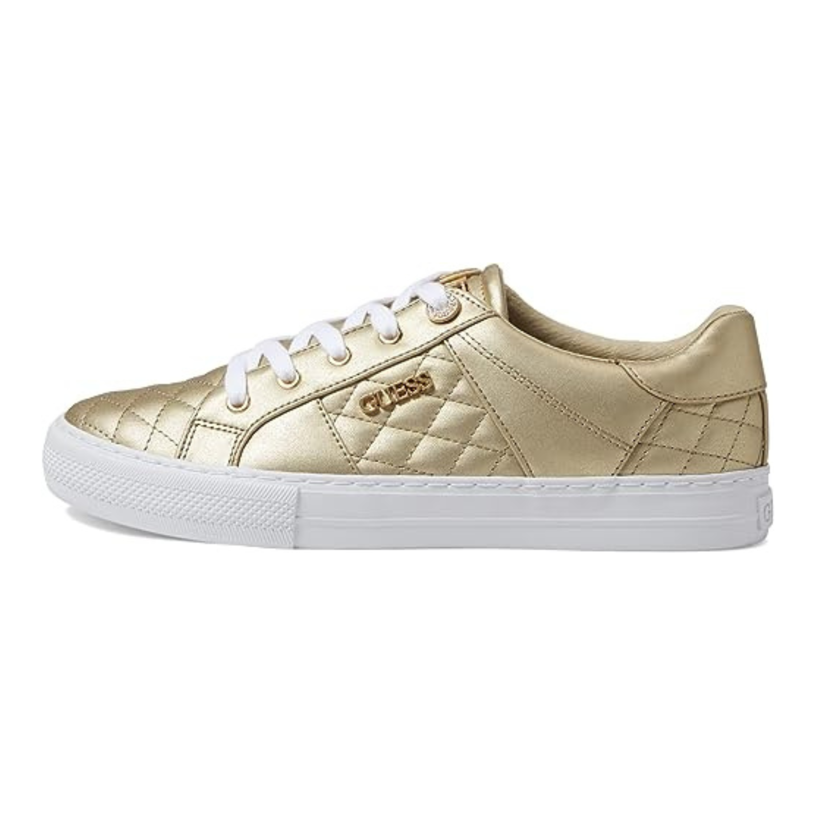 Guess sneakers gold sales