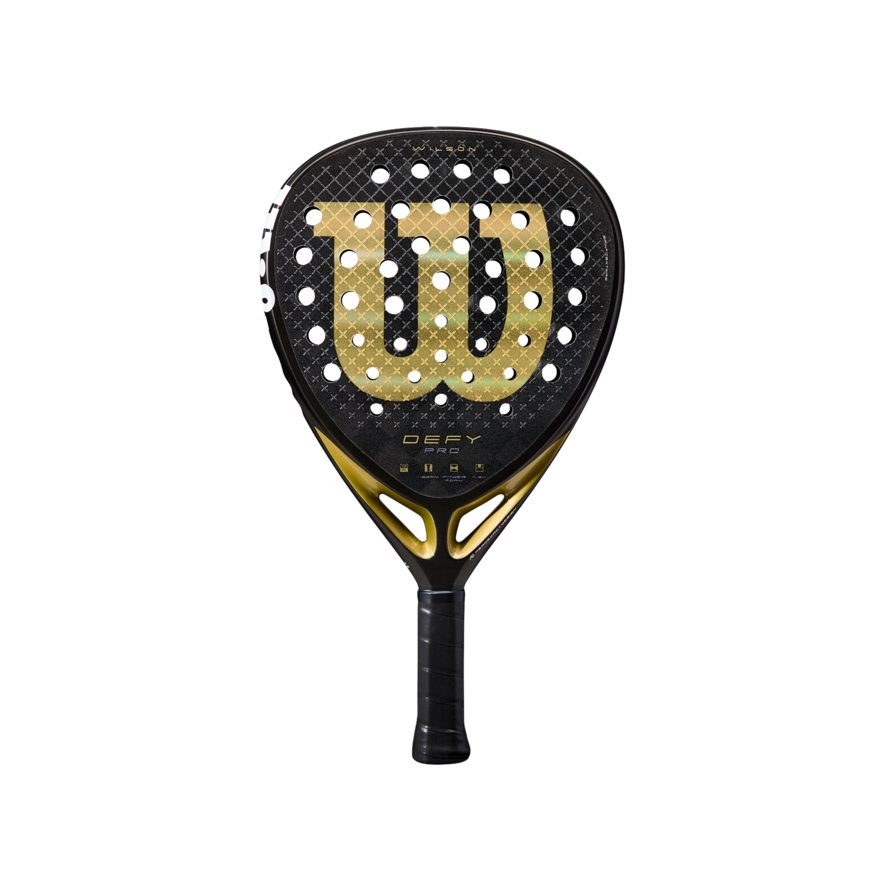 Wilson Defy Pro V1 Padel Racket - Black Gold