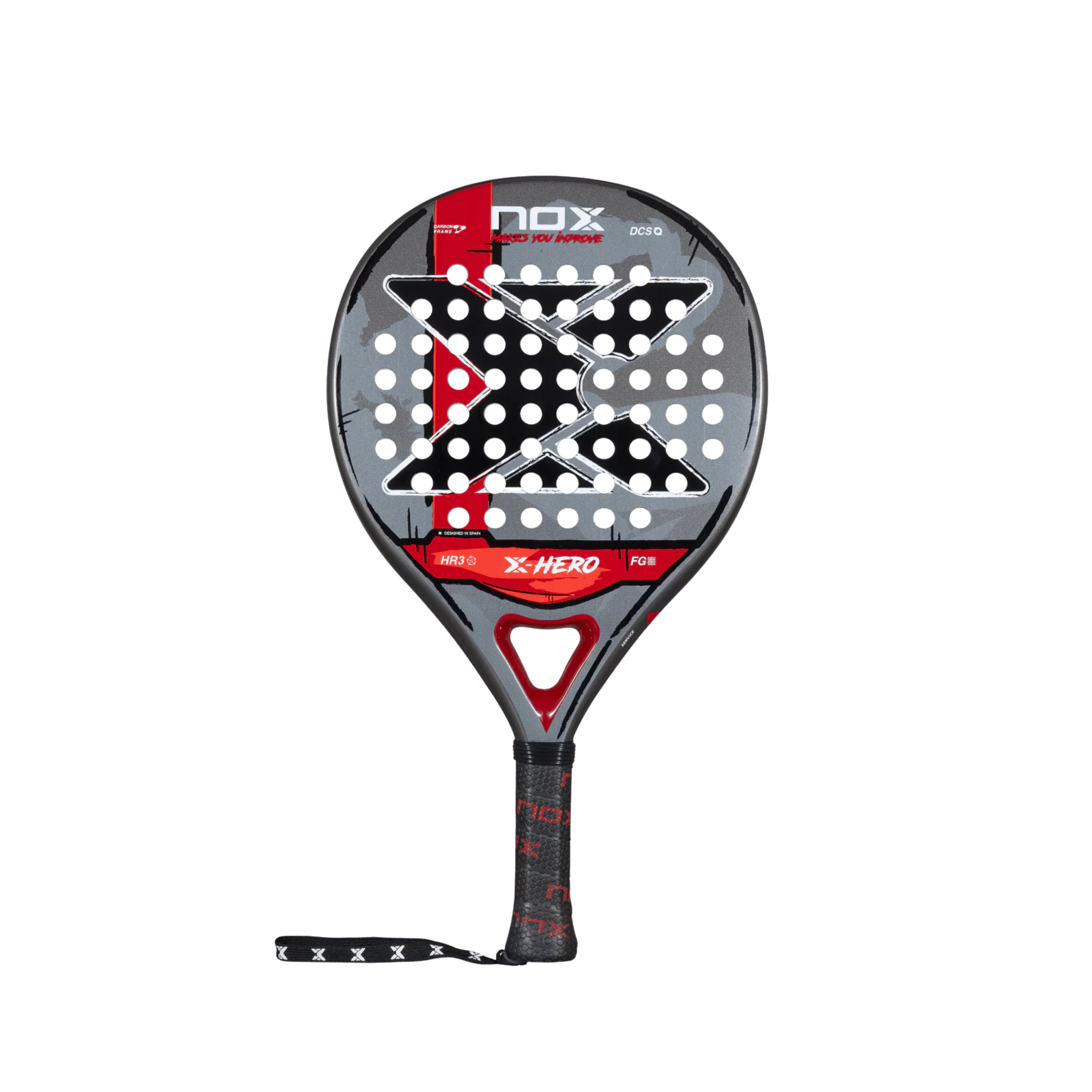 Nox X Hero Red 2026 Padel Racket - Red
