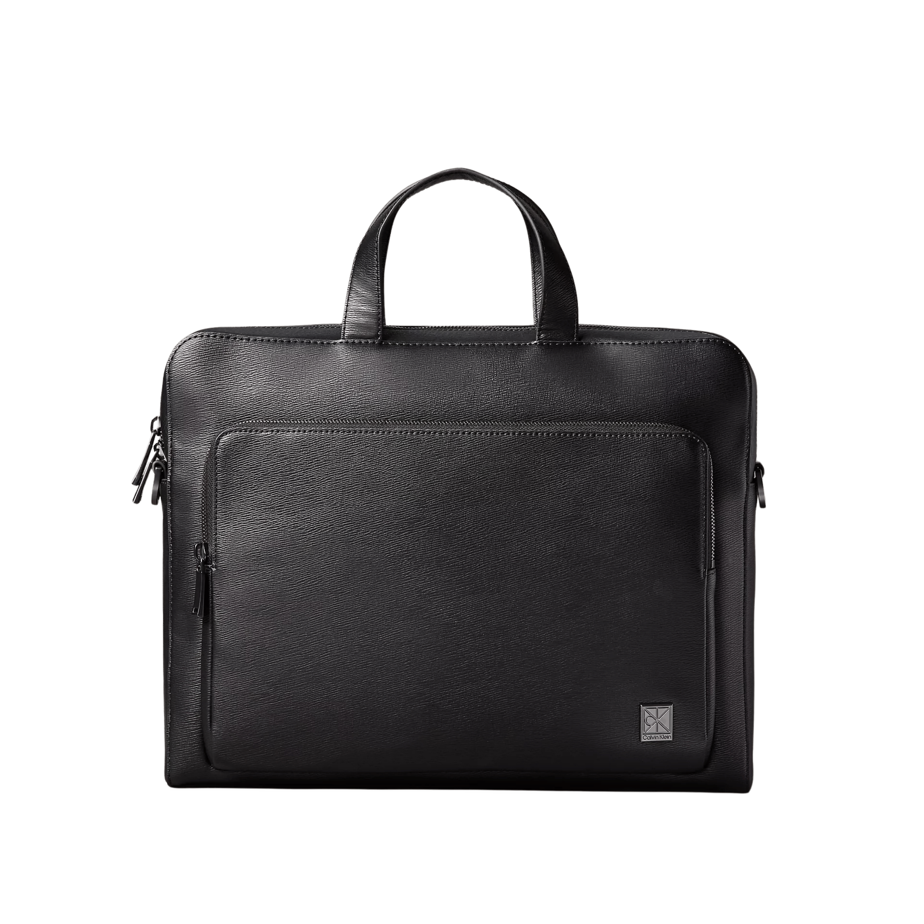 Calvin Klein Men Emblem Logo Slim Commuter Bag - Black