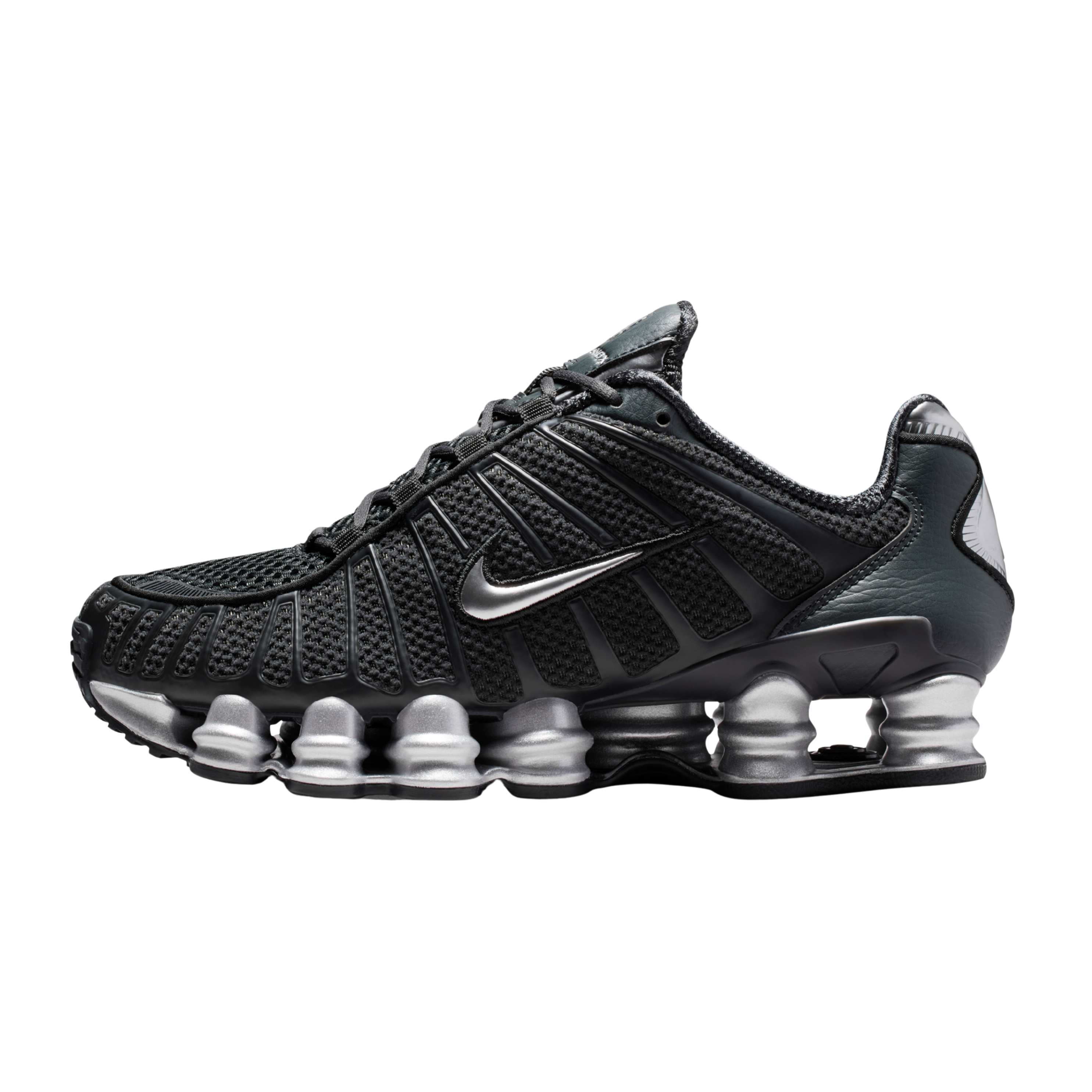 Nike Women Shox TL - Off Noir Black Metallic Silver