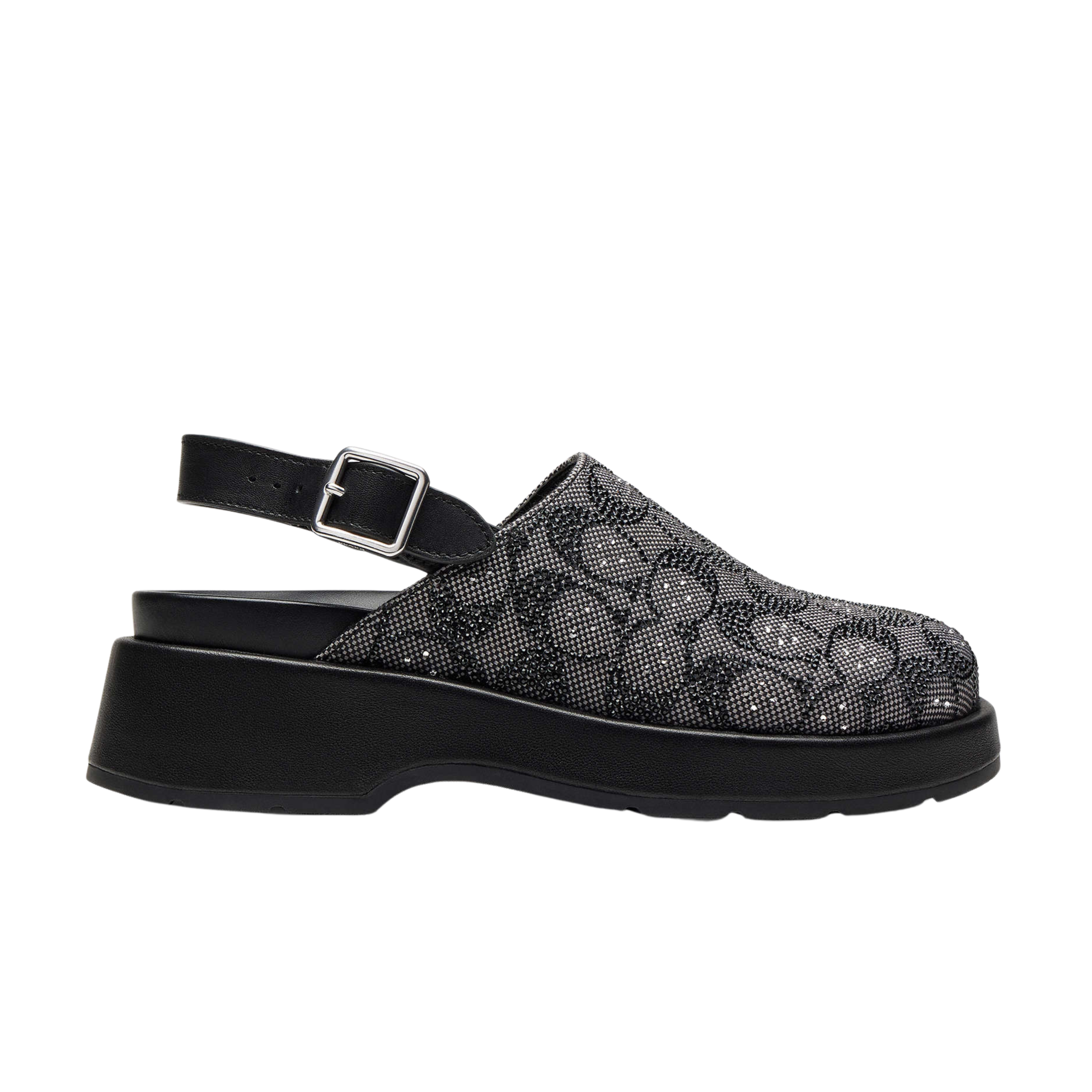 COACH Women's Sculpted C Platform Clog - Black