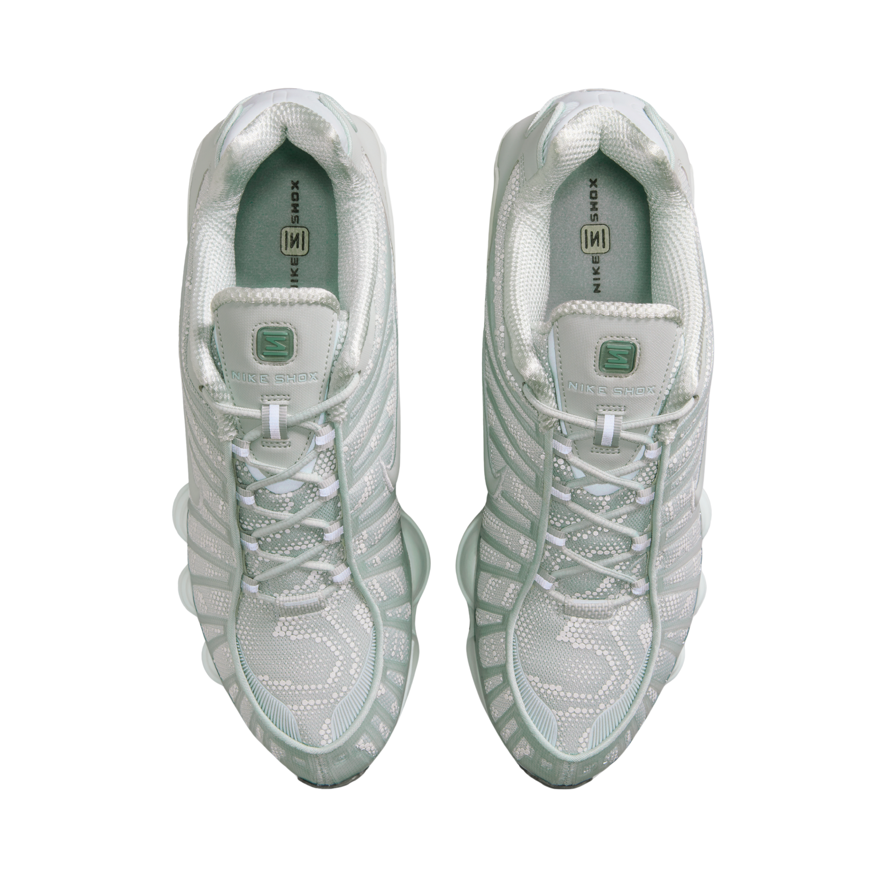 Nike Men's Shox TL - Light Silver Newsprint