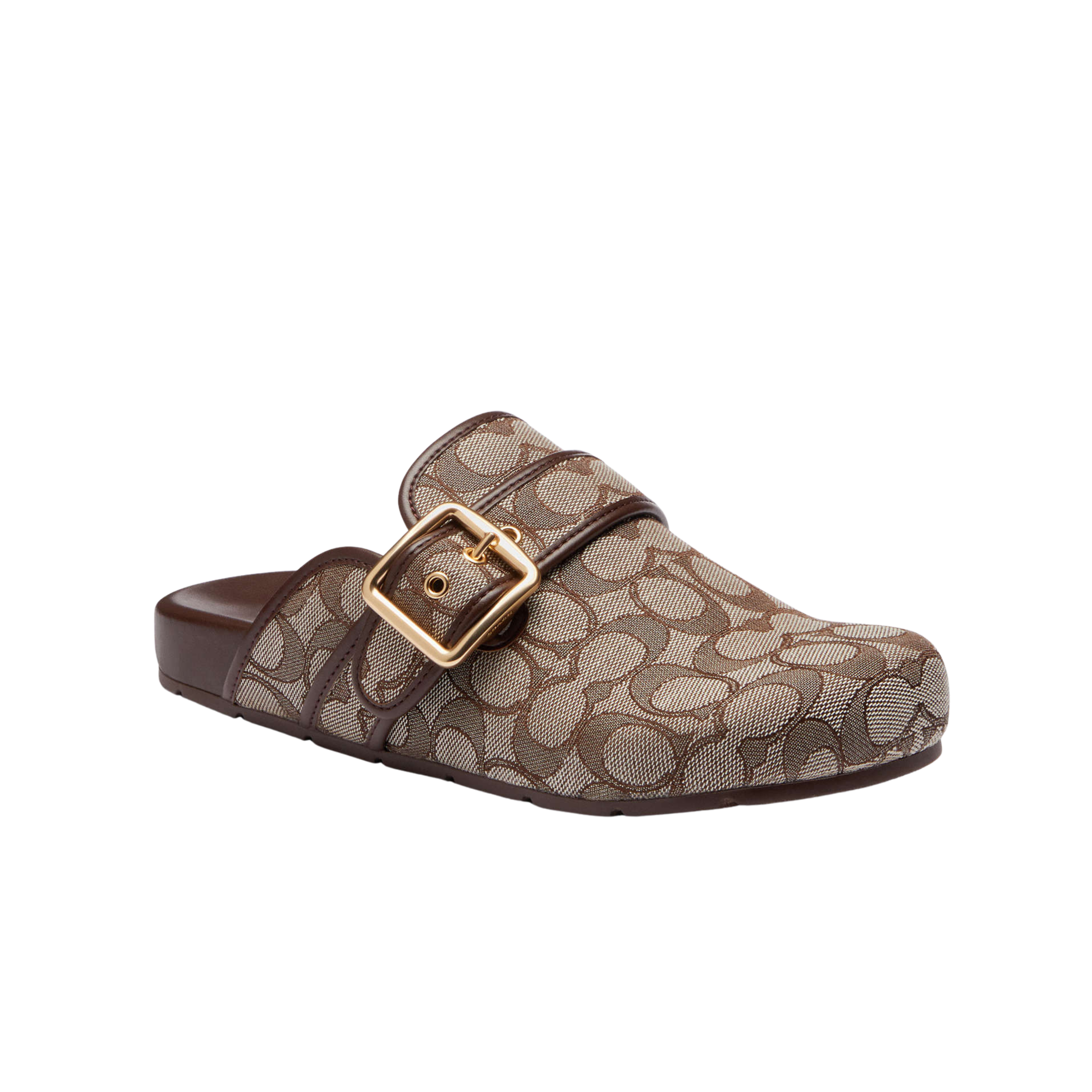 COACH Women's Archival Buckle Clog - Oak Maple