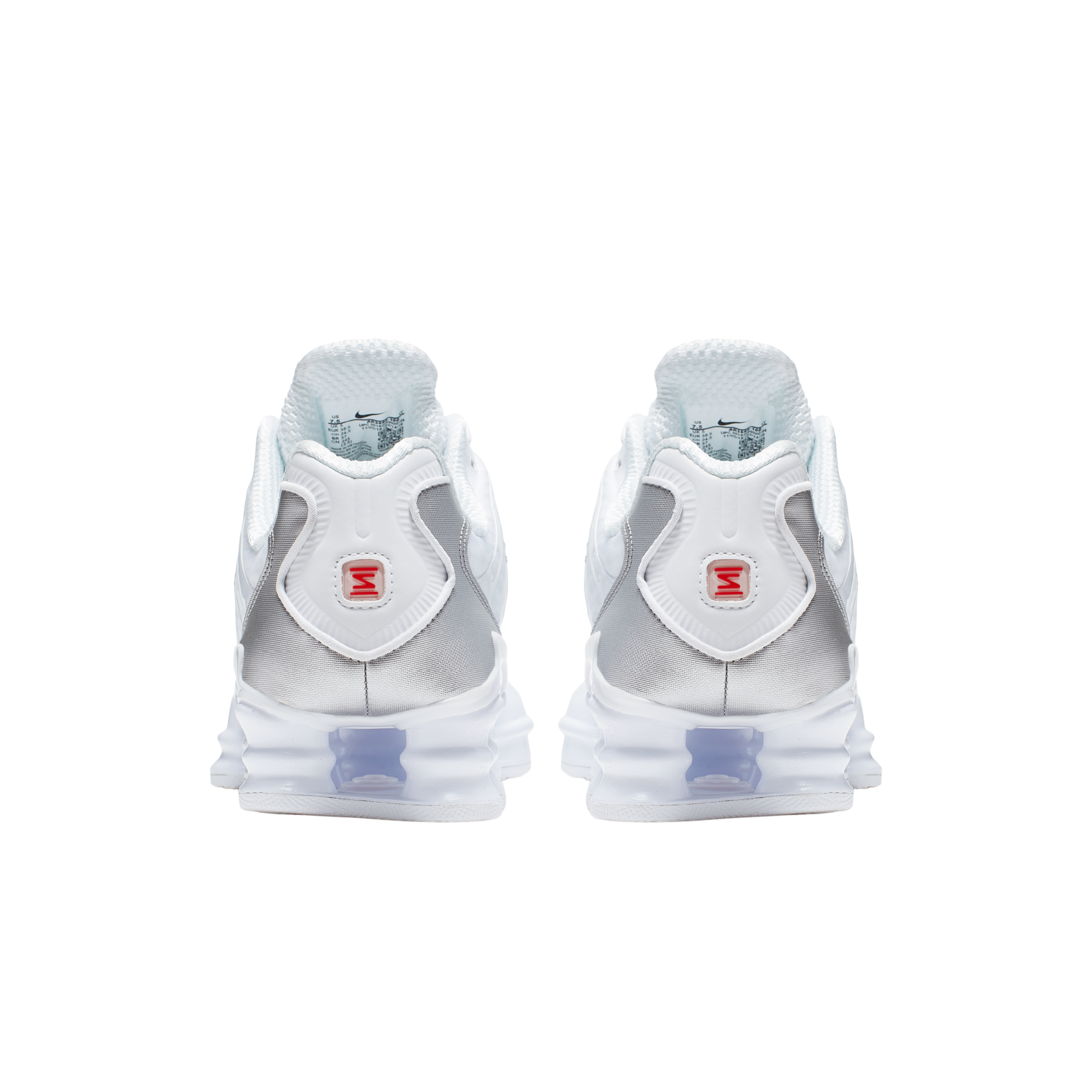 Nike Women Shox TL - White Metallic Silver Max Orange