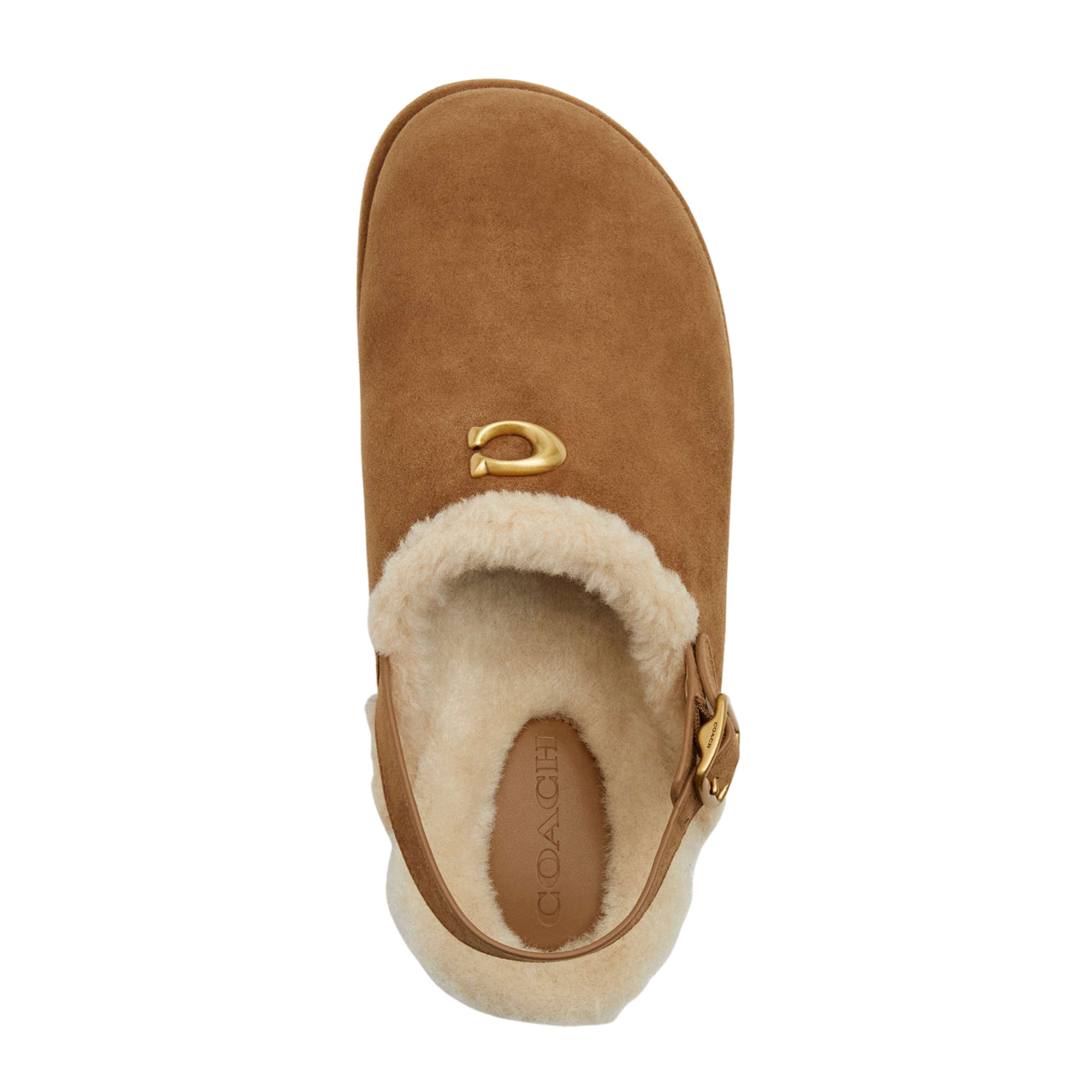 COACH Women's Sculpted C Platform Clog - Coconut Natural