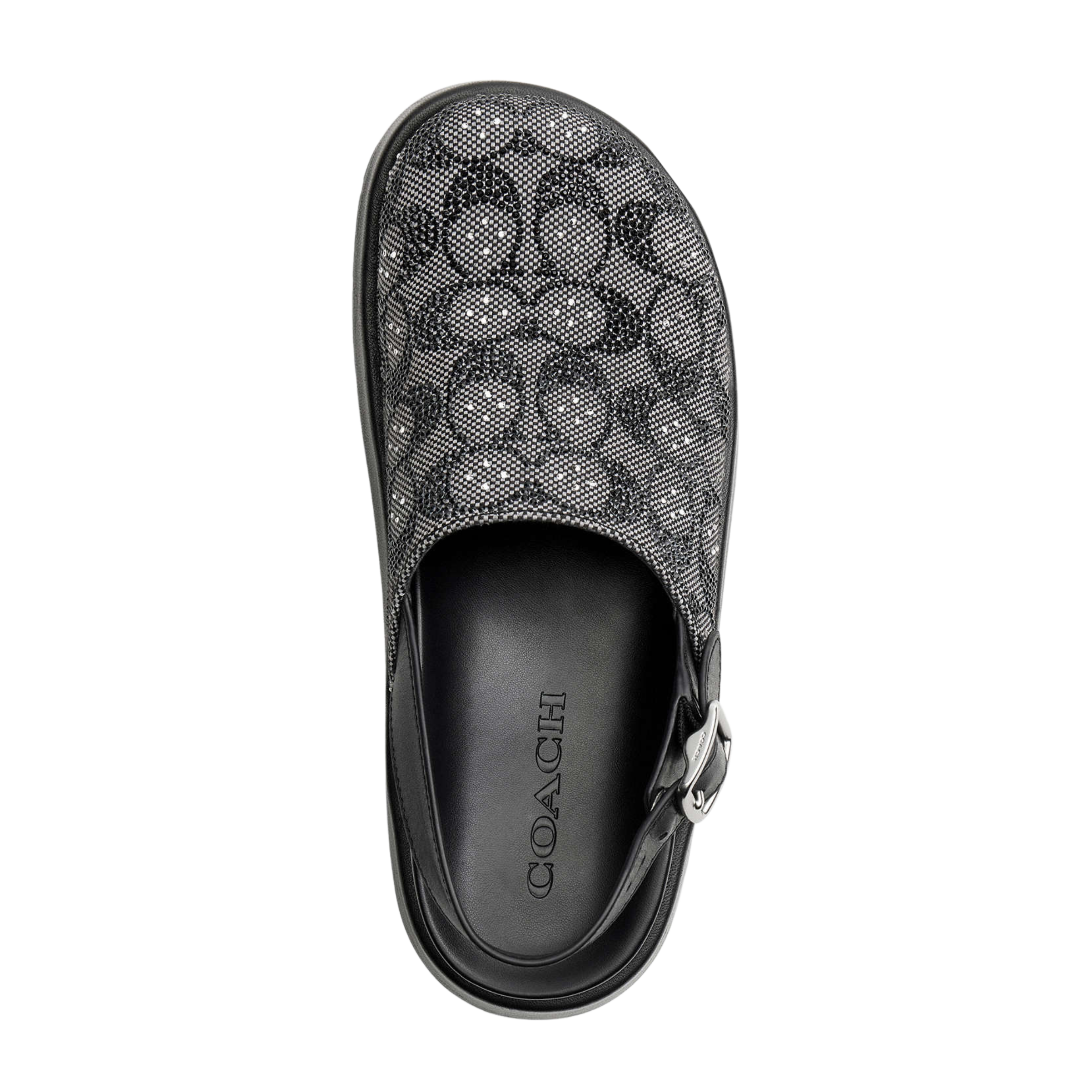 COACH Women's Sculpted C Platform Clog - Black