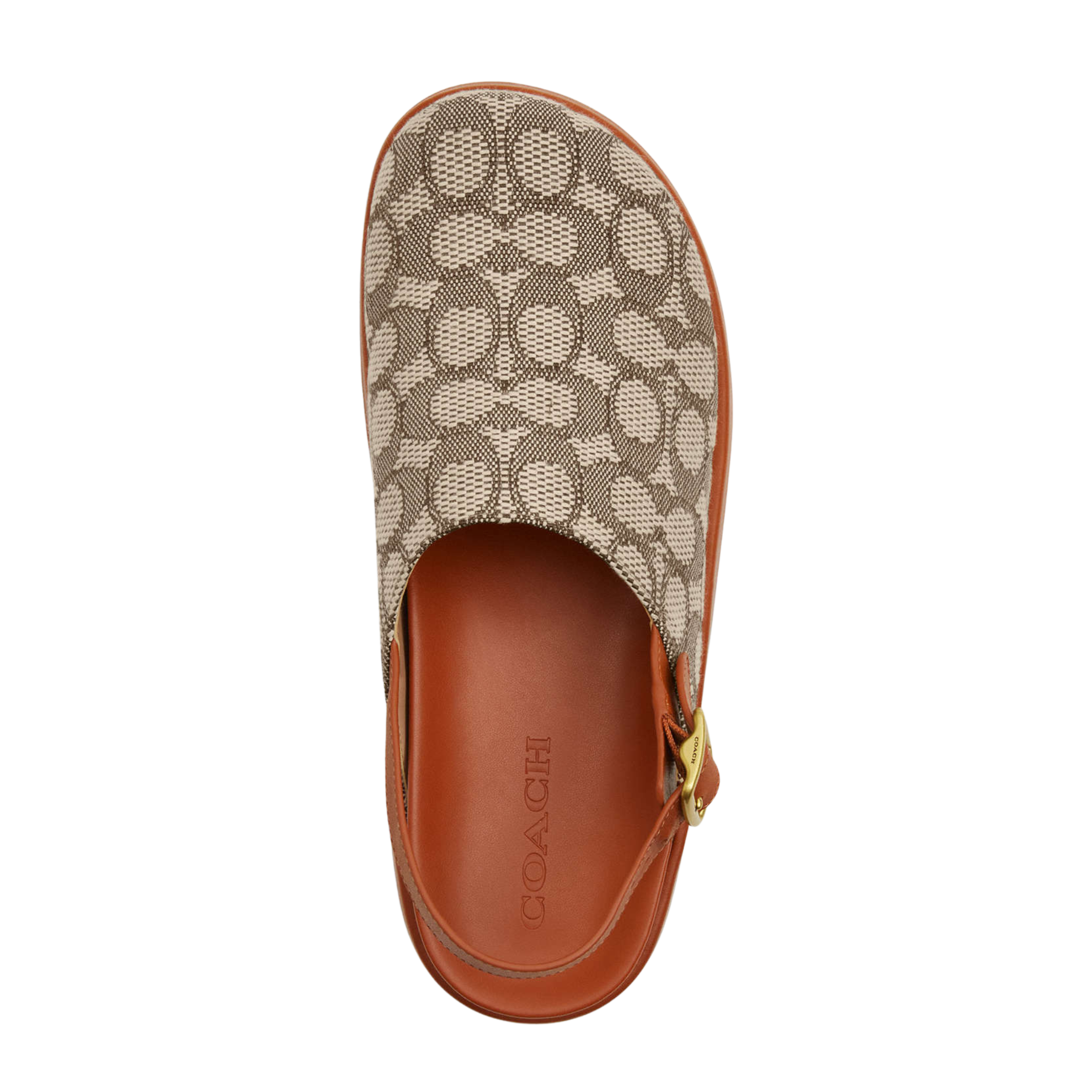 COACH Women's Sculpted C Platform Clog - Burnished Amber