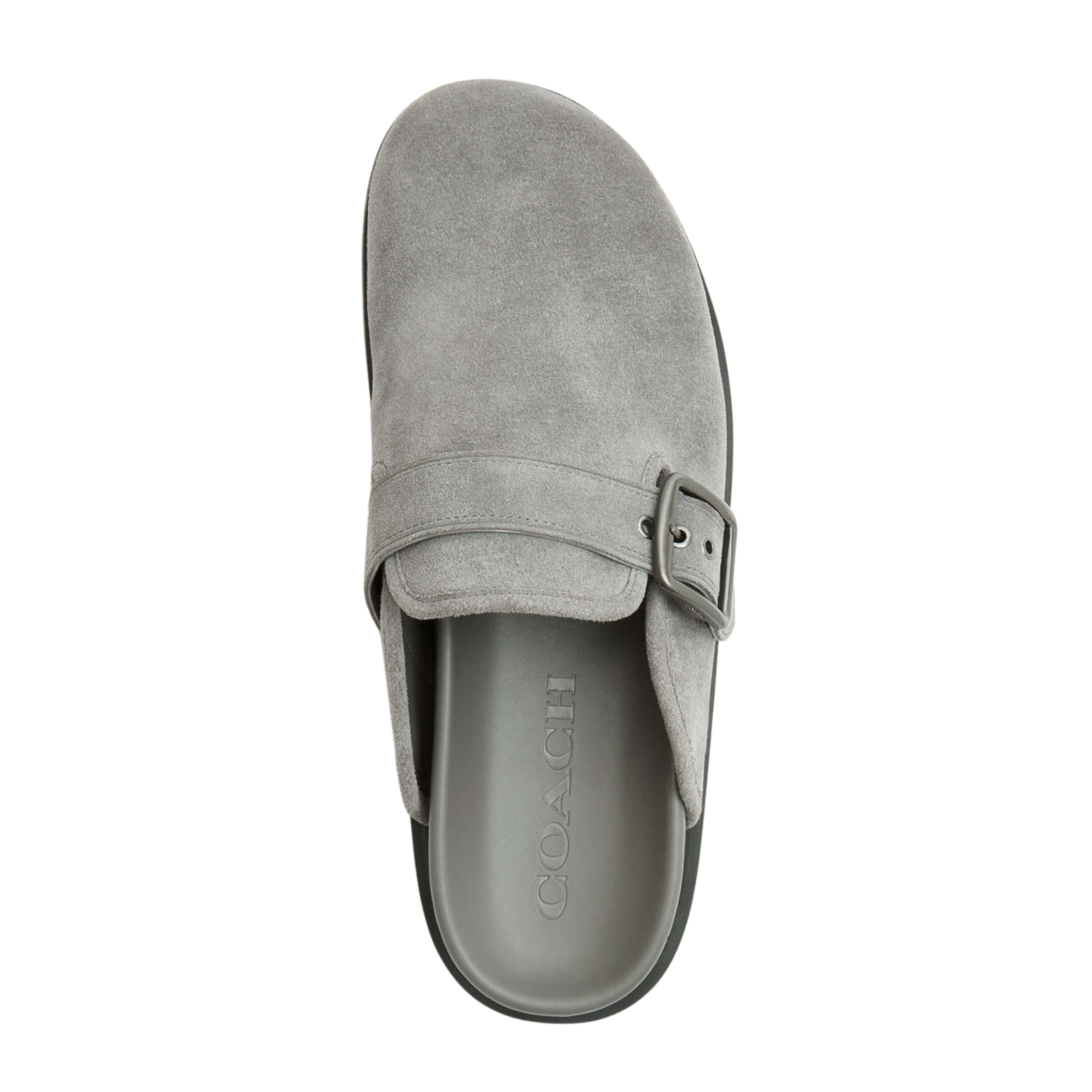 Coach Men's Buckle Clog - Charcoal