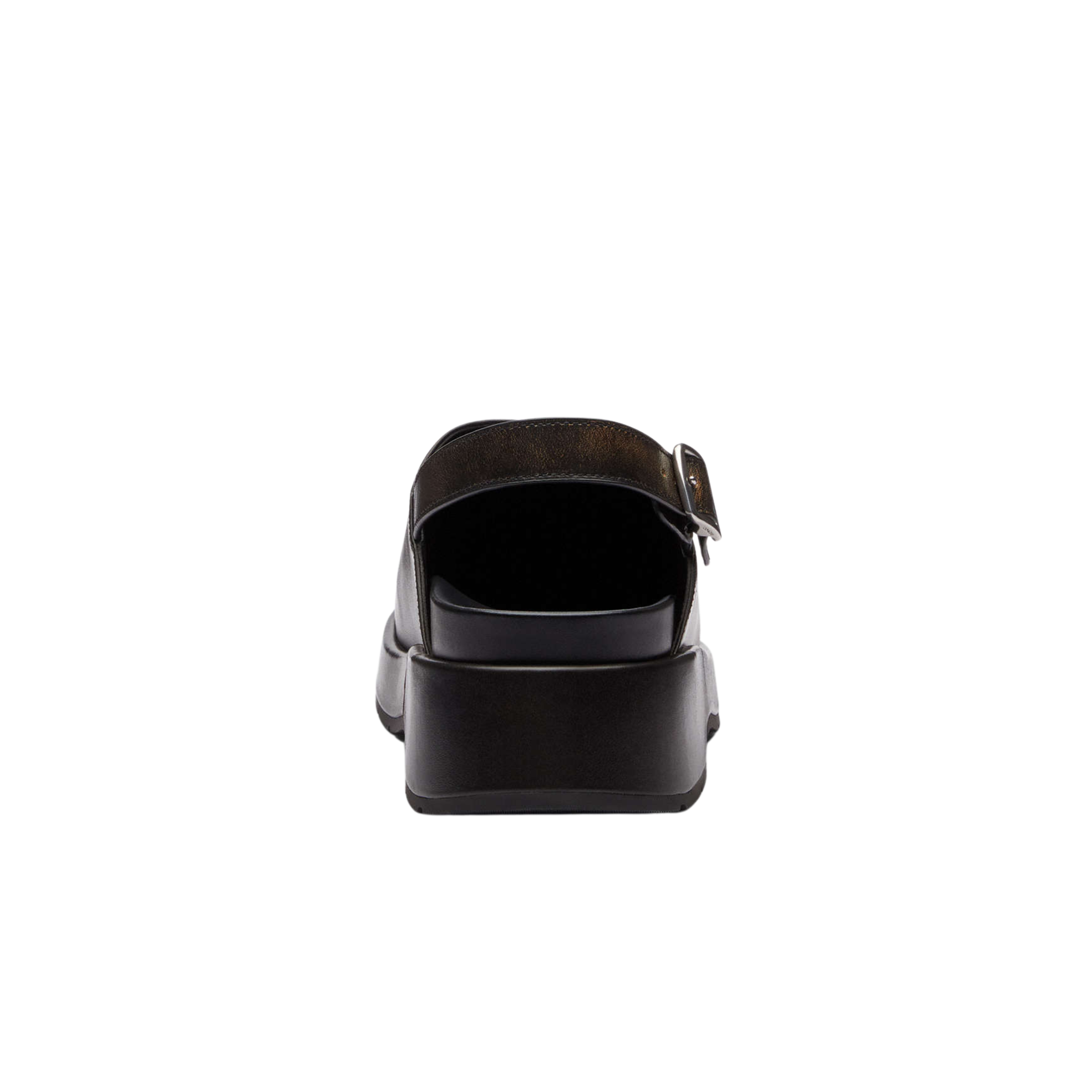 COACH Women's Sculpted C Platform Clog - Leather Black