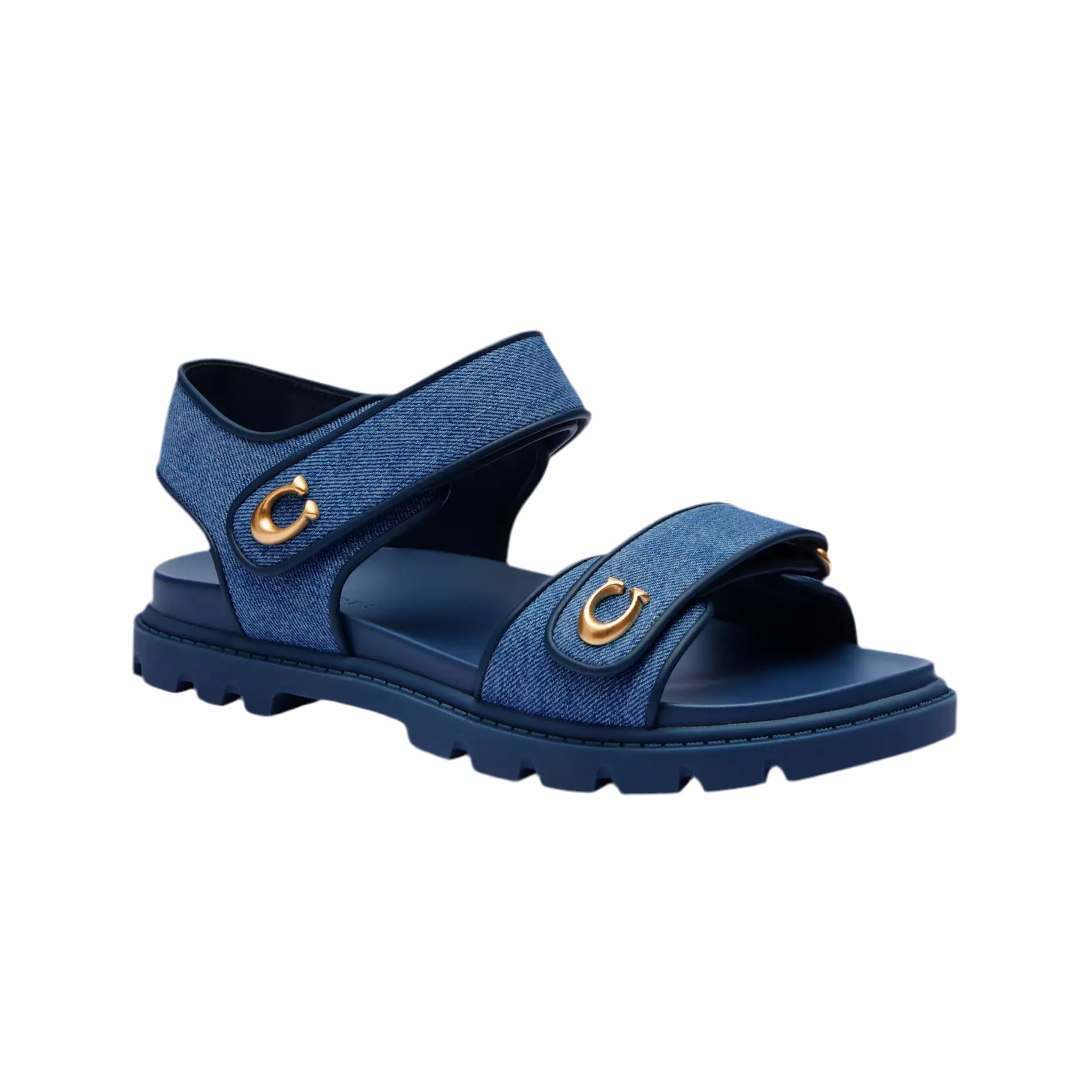 COACH Women's Brynn Sandal - Denim Deep Blue