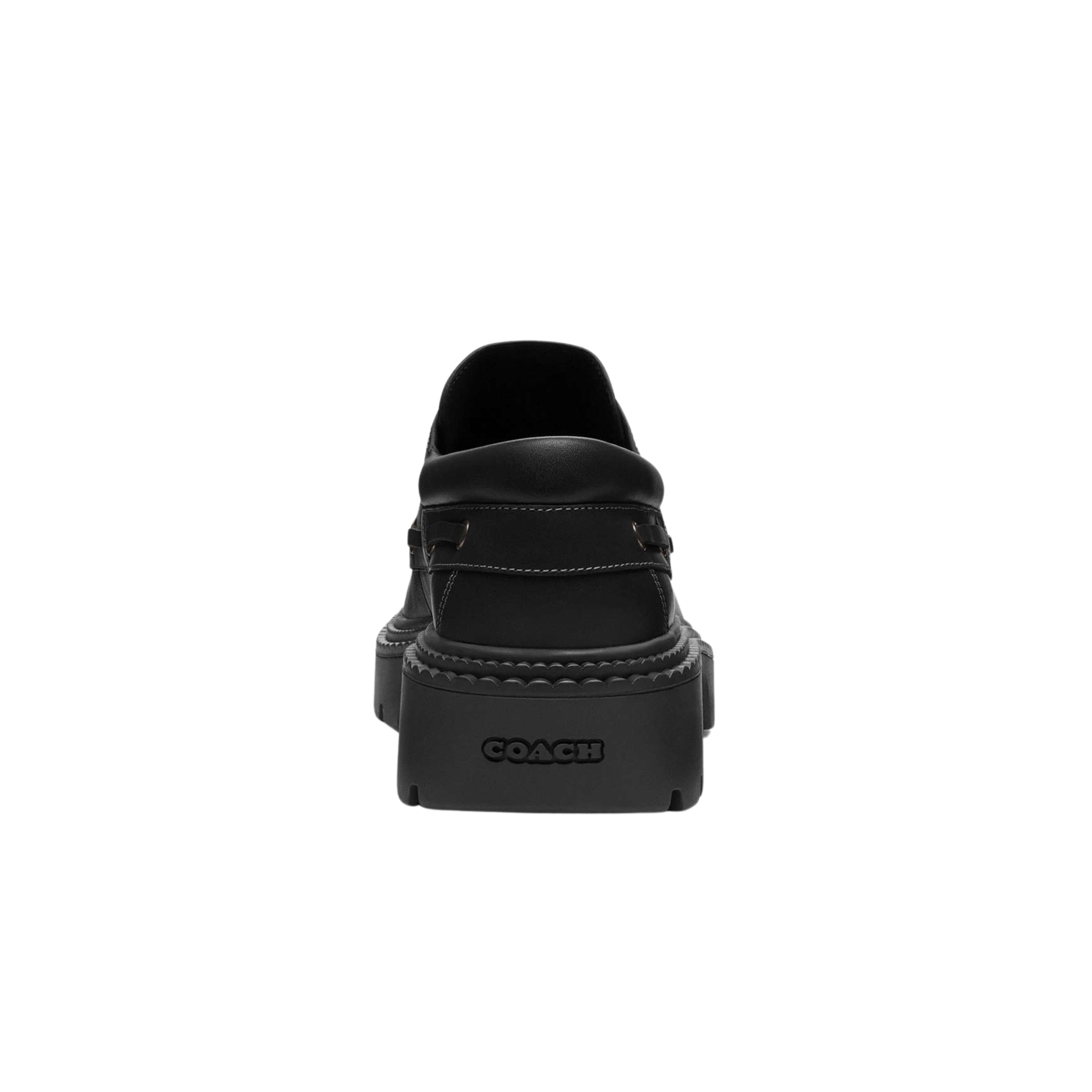 Coach Men's Lug Sole Boat - Black