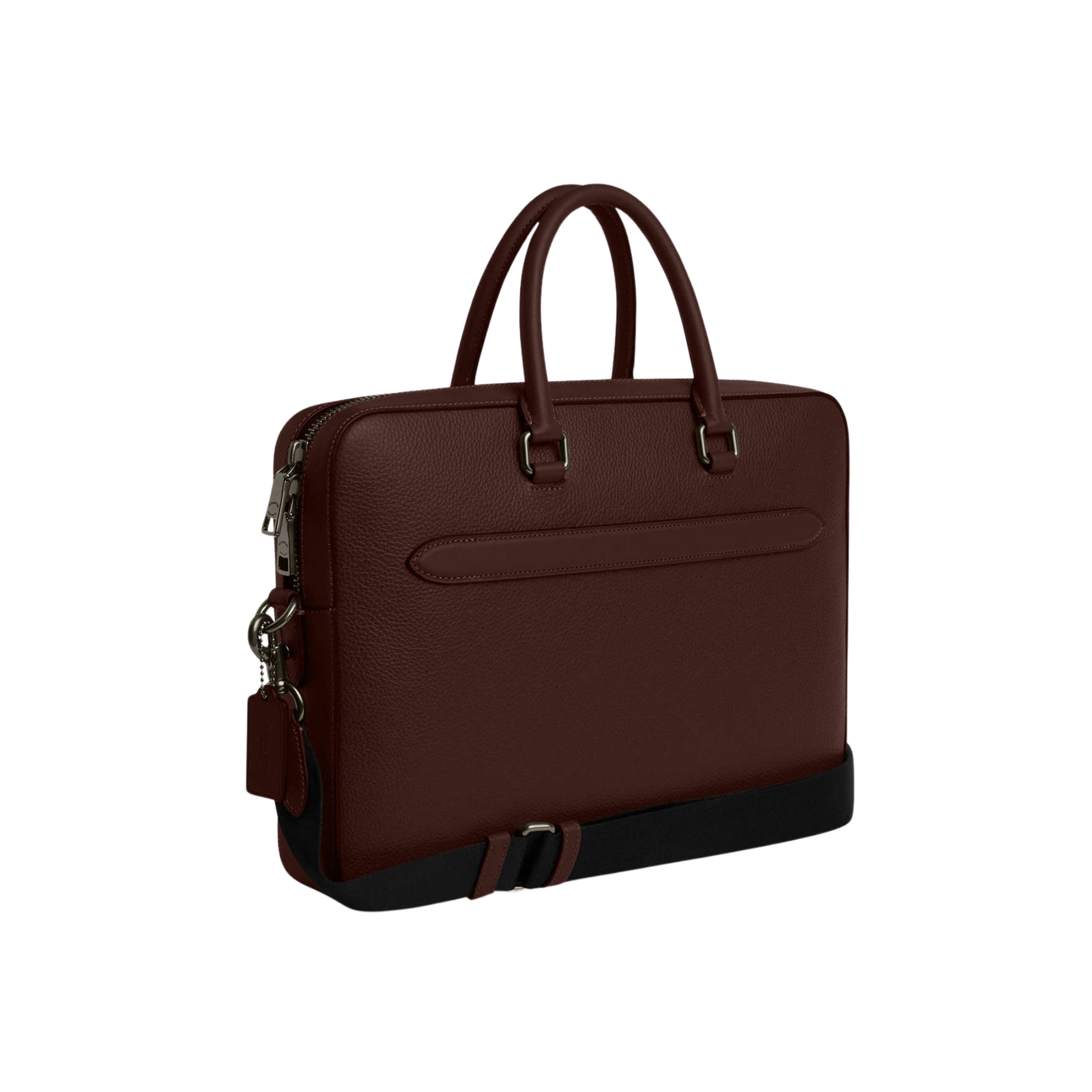 Coach Ethan Slim Brief - Gunmetal Maple