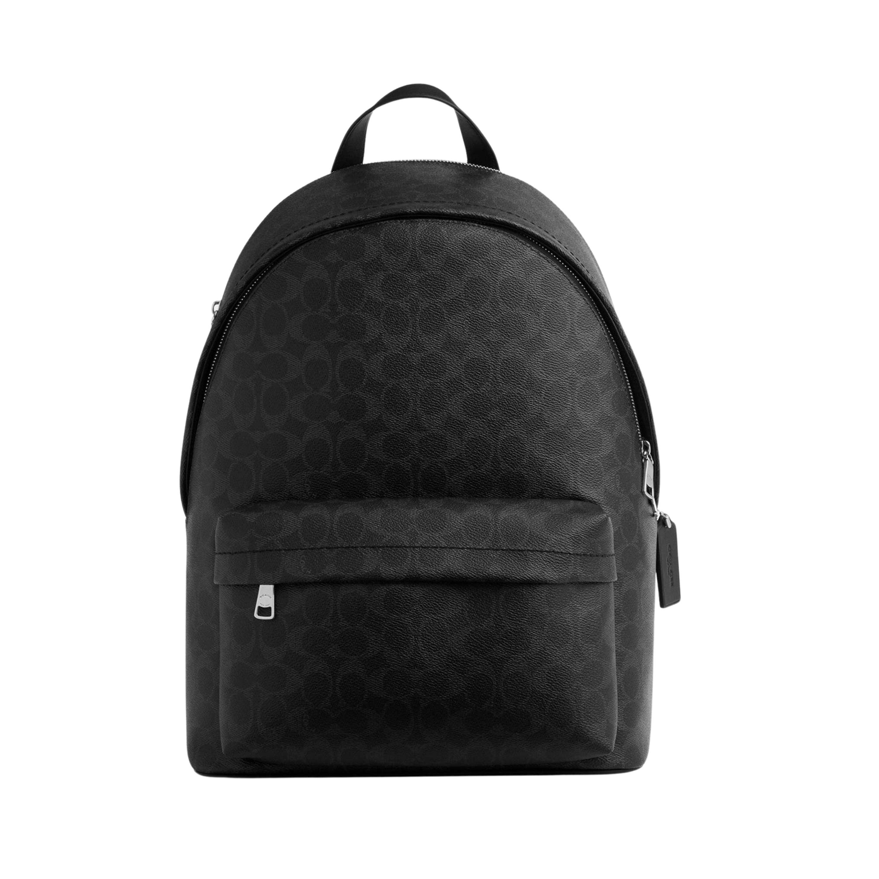 Coach Taylor Backpack - Silver Black Signature