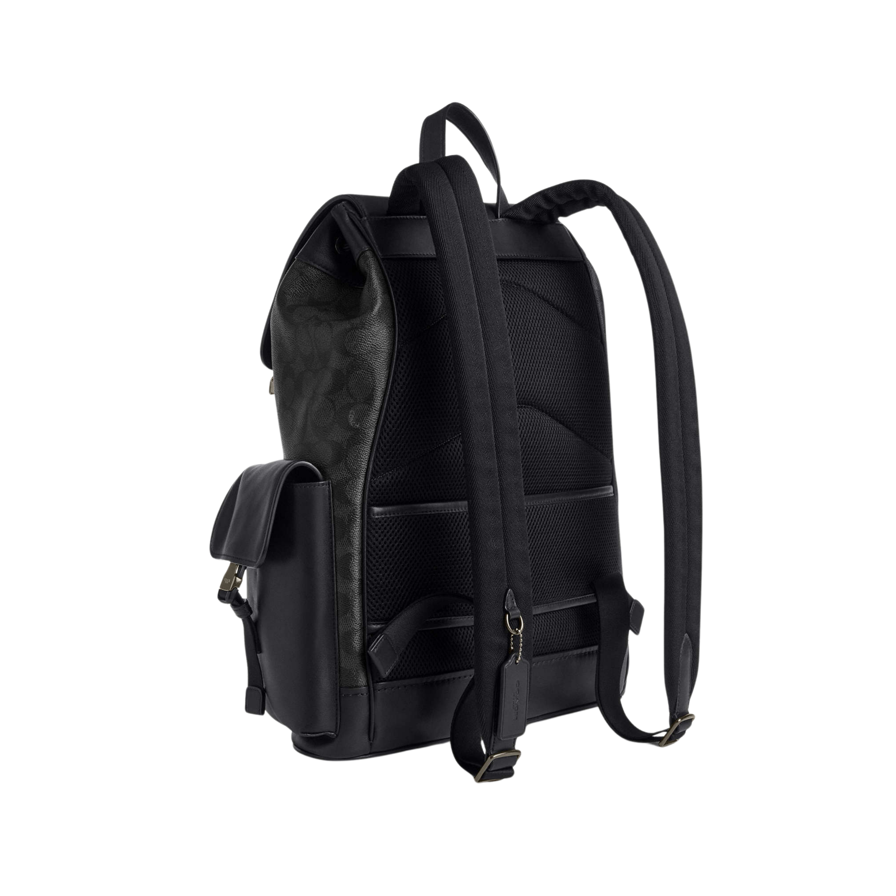 Coach Clark Backpack - Charcoal Black