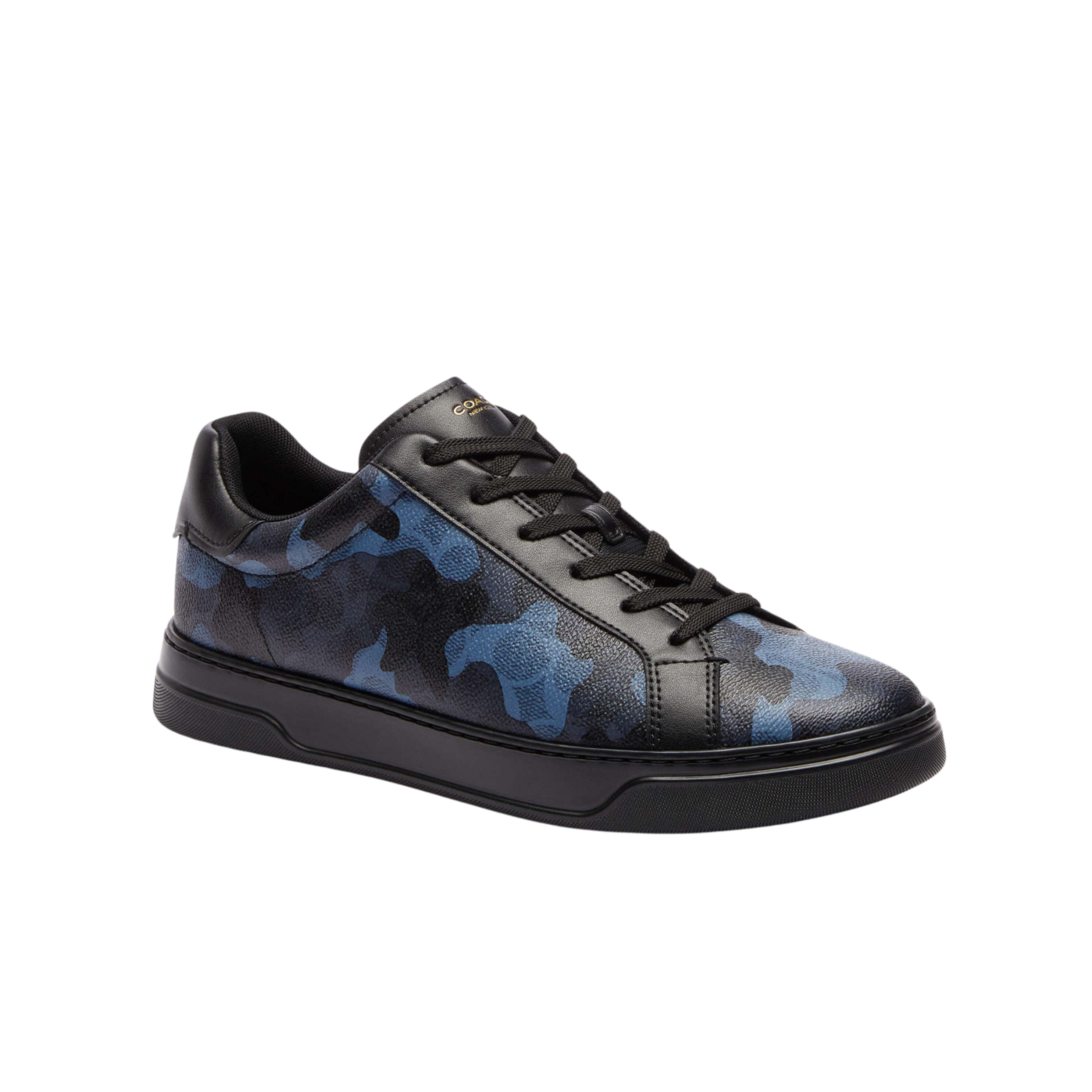Coach Men's High Line Sneaker - Blue Camo