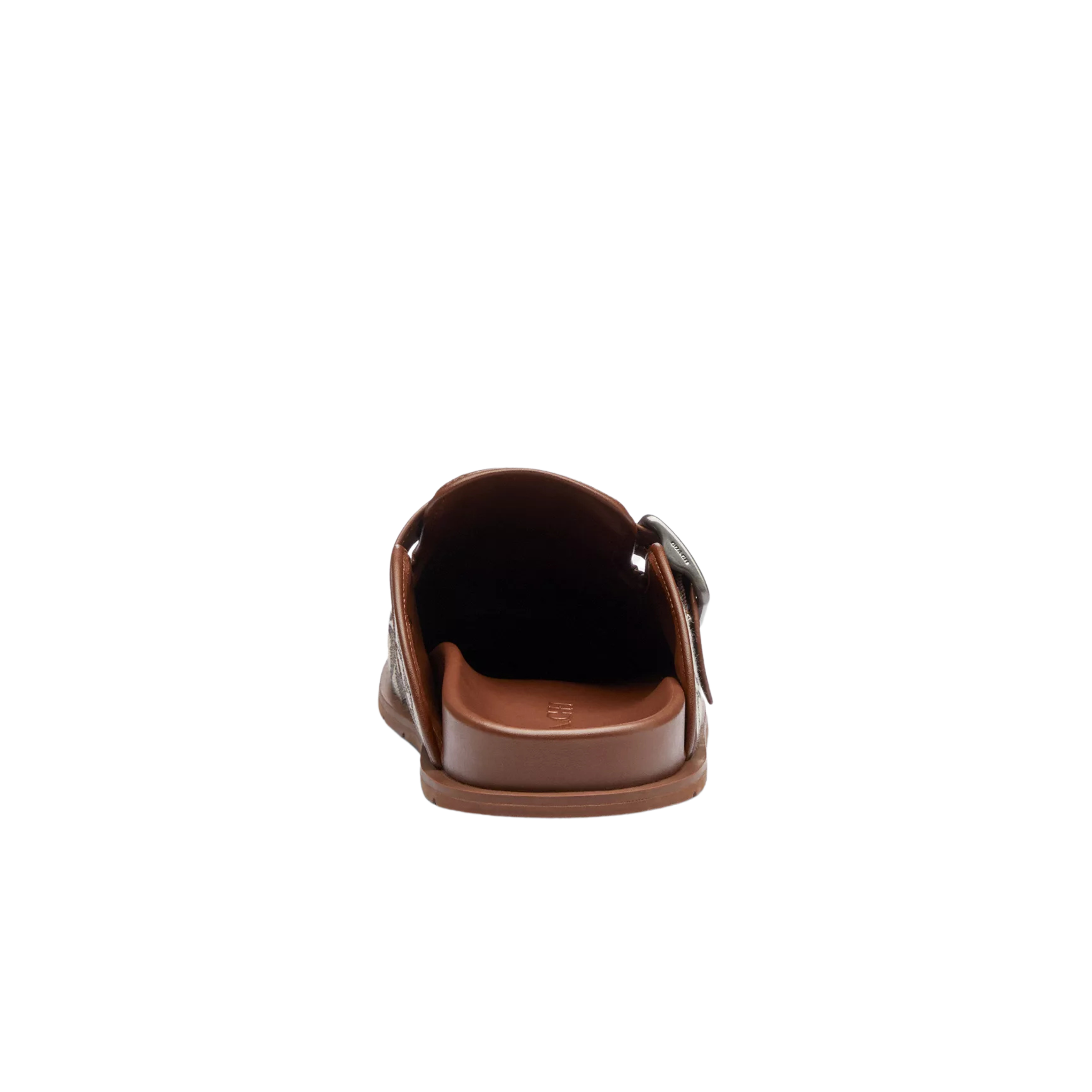 COACH Men's Buckle Clog - Oak Vintage Brown