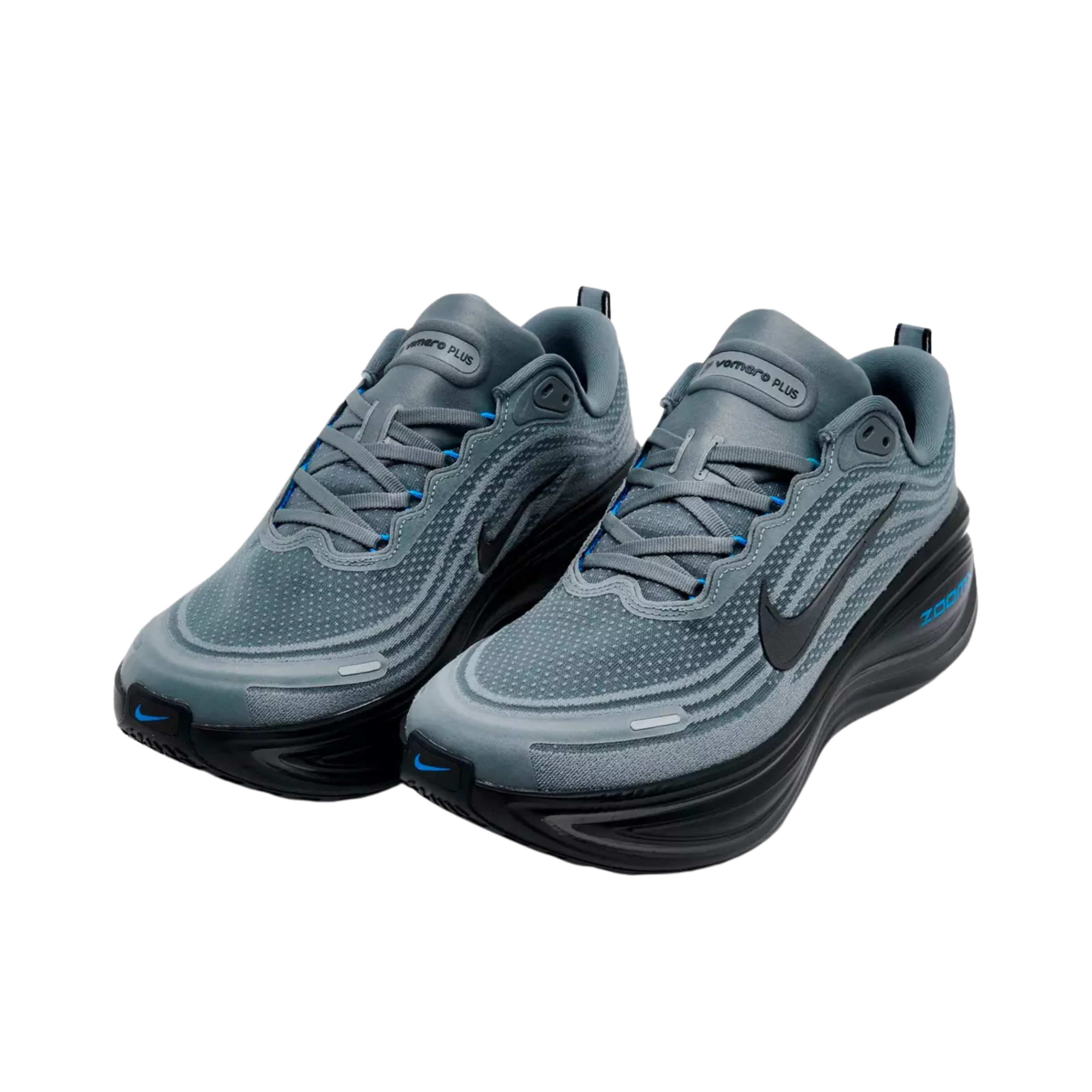 Nike Men's Vomero Plus - Smoke Grey Black Photo Blue