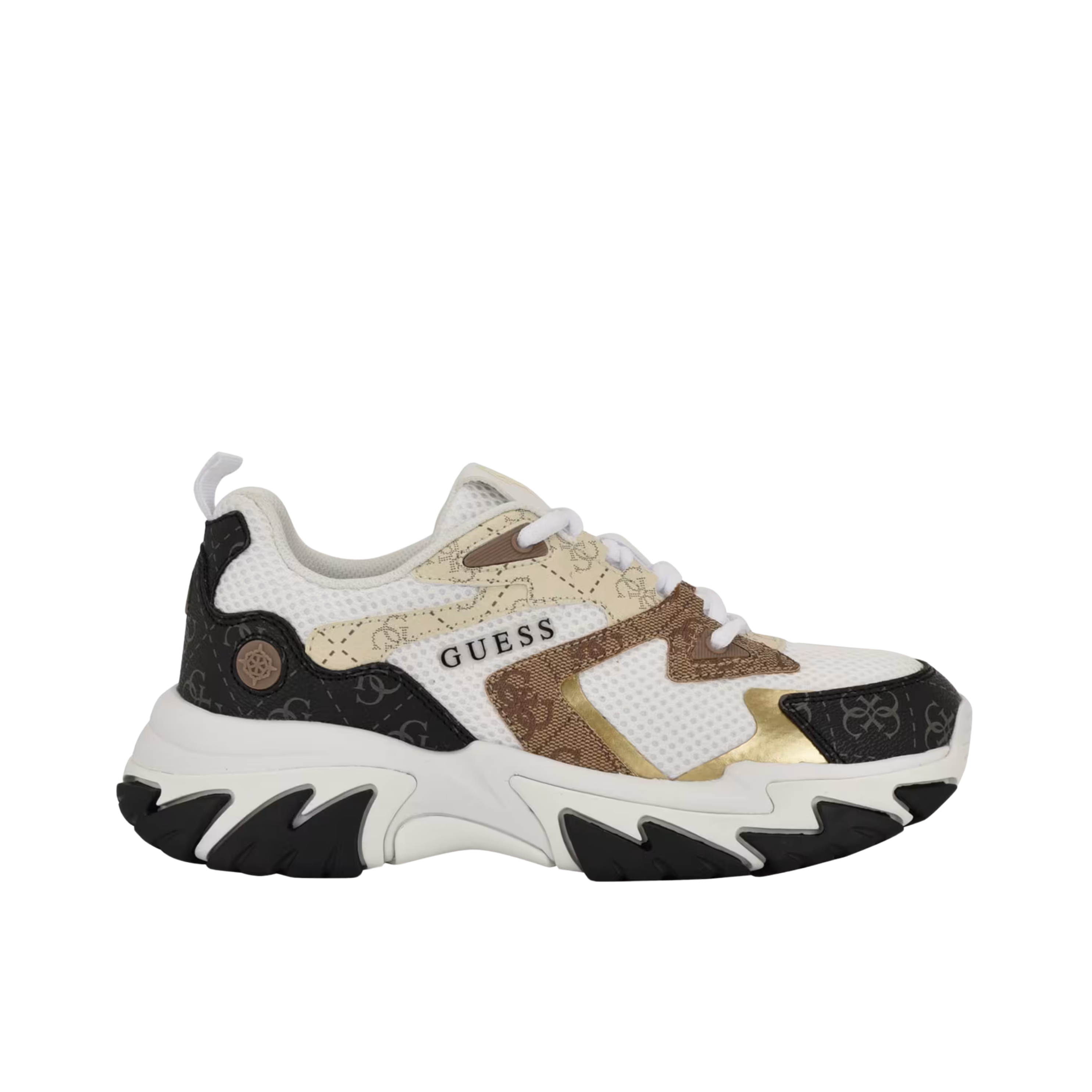 Guess Women 4G Logo Runner - Black Gold