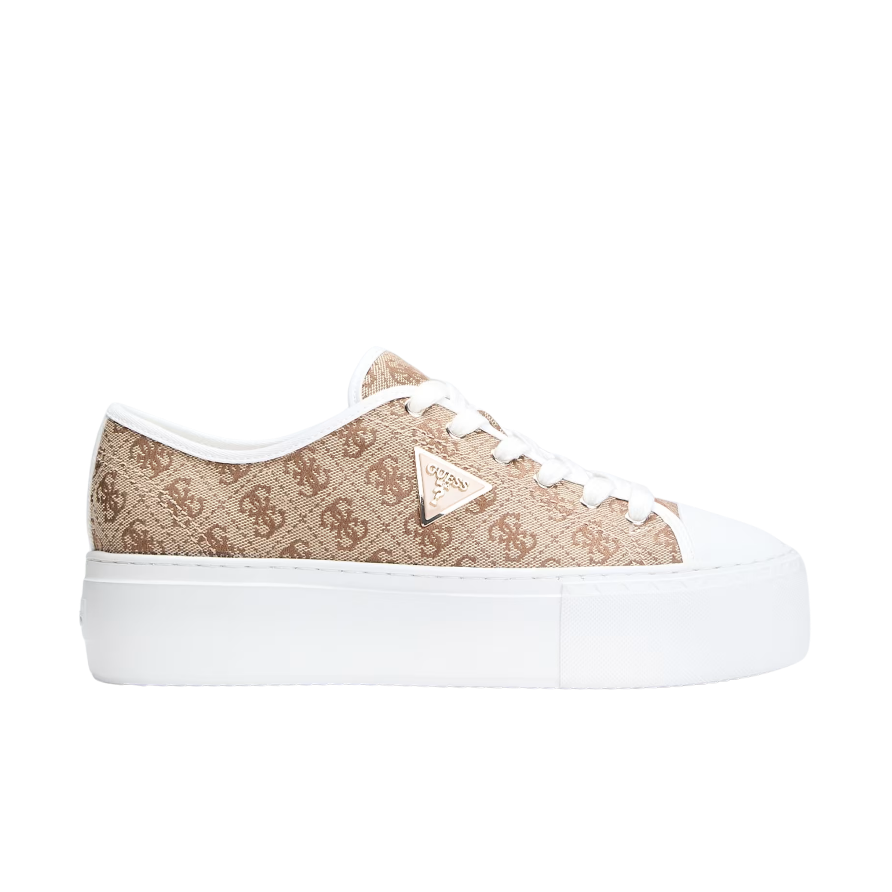 Guess Women Joezi Logo Sneakers - Medium Brown