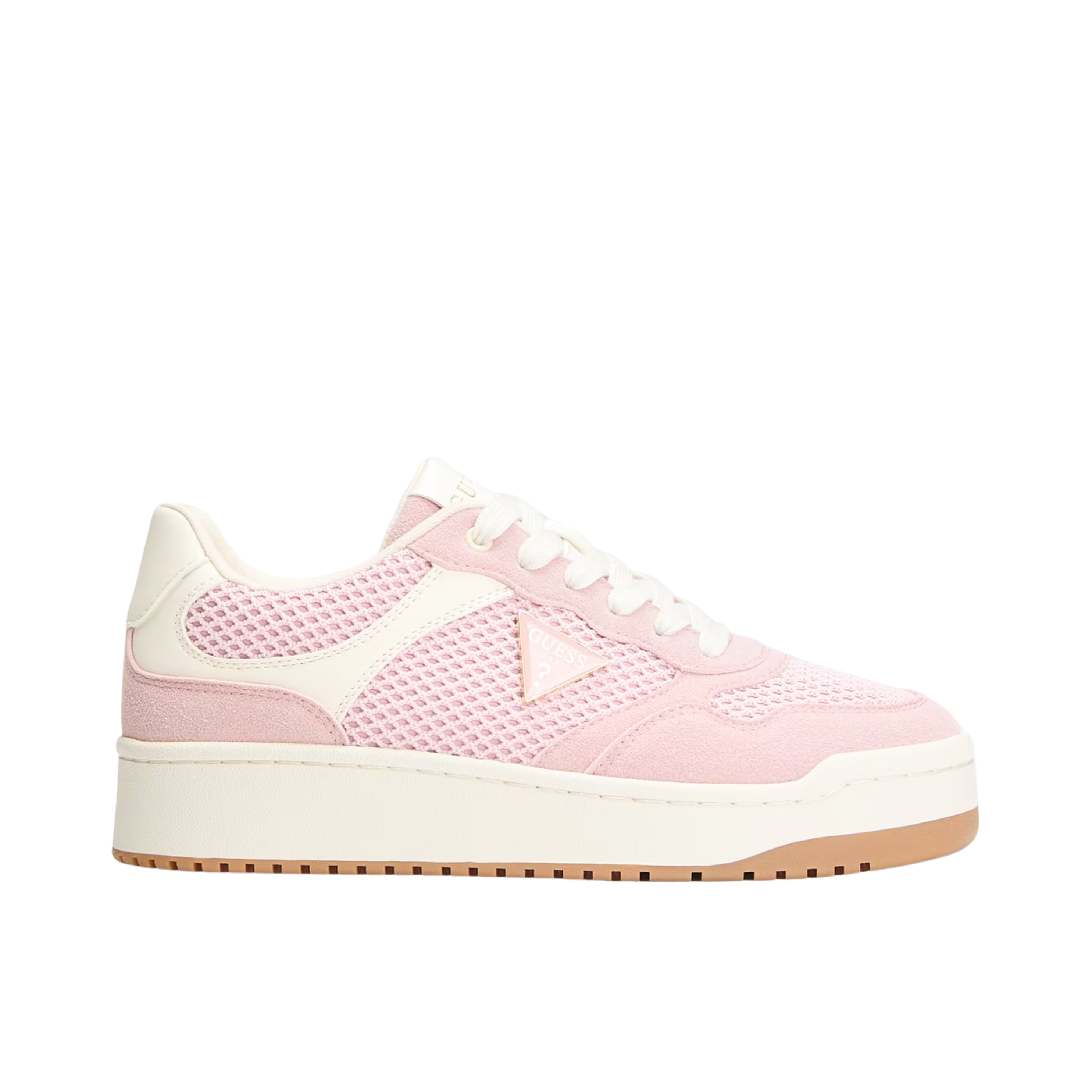 Guess Women Miram Low Top Sneakers - Medium Pink
