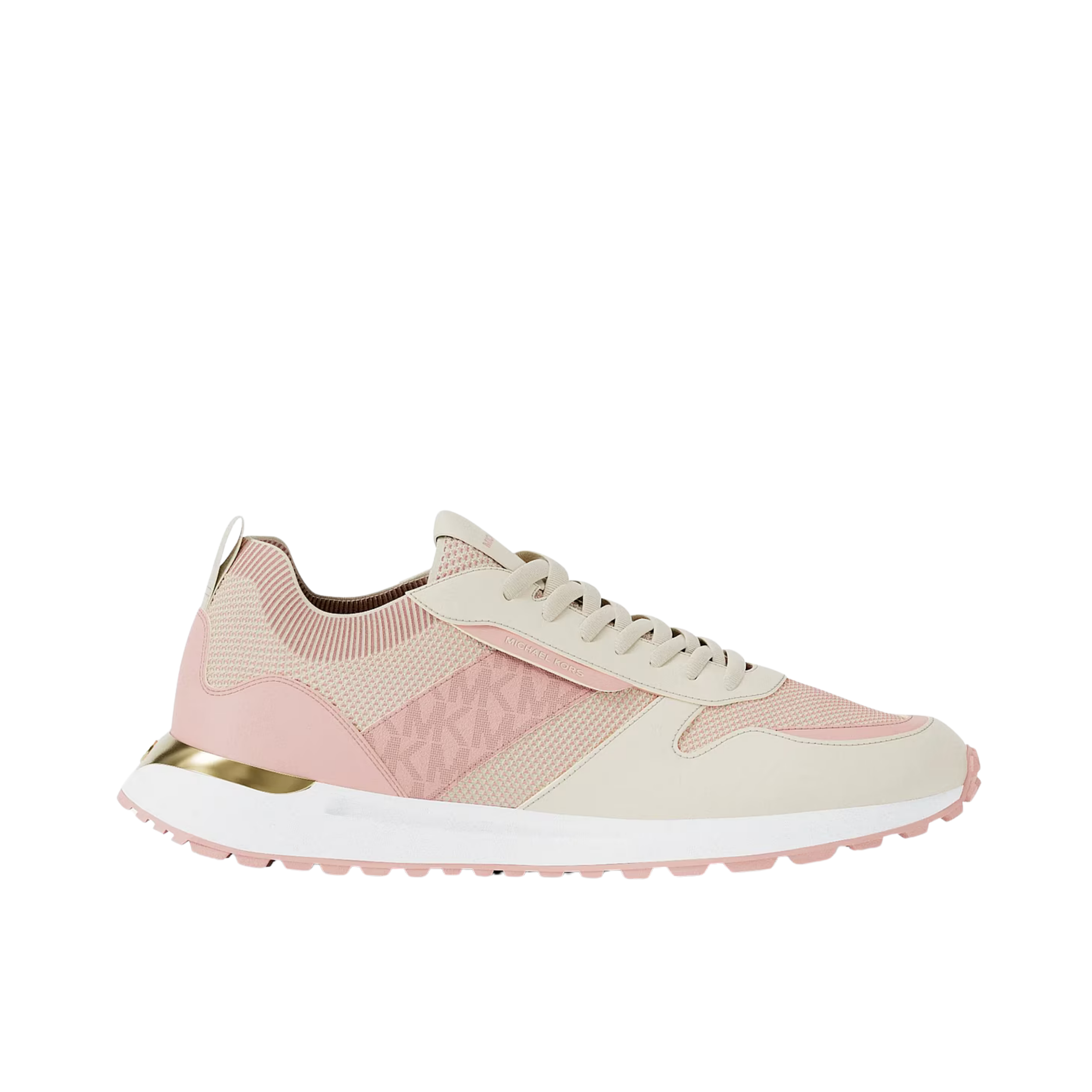 Michael Kors Women Jesse Mixed-Media Trainer - Powder Blush