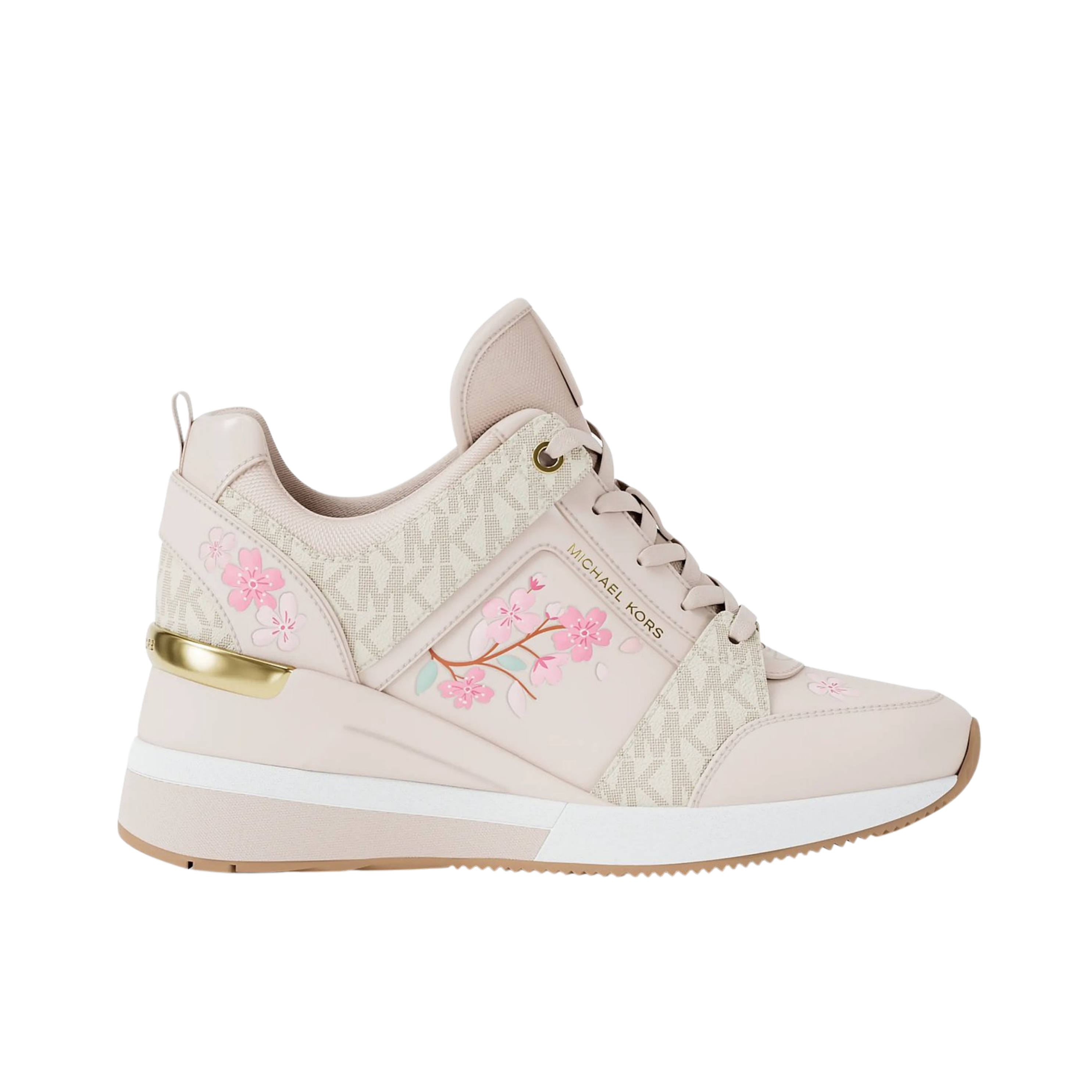 Michael Kors Women Georgie Signature Logo Trainer - Lt Crm Multi