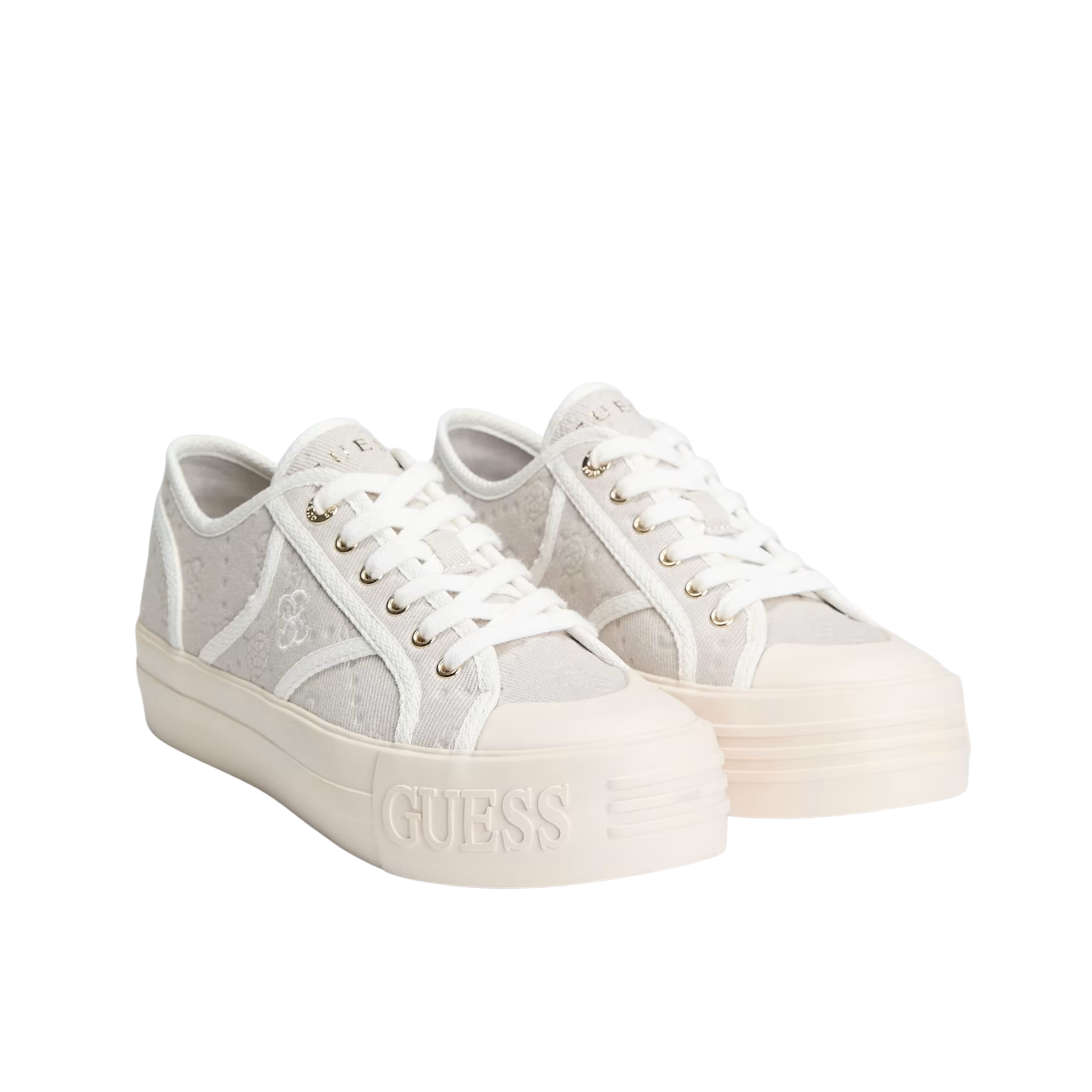 Guess Women Issah logo sneaker - Medium Natural