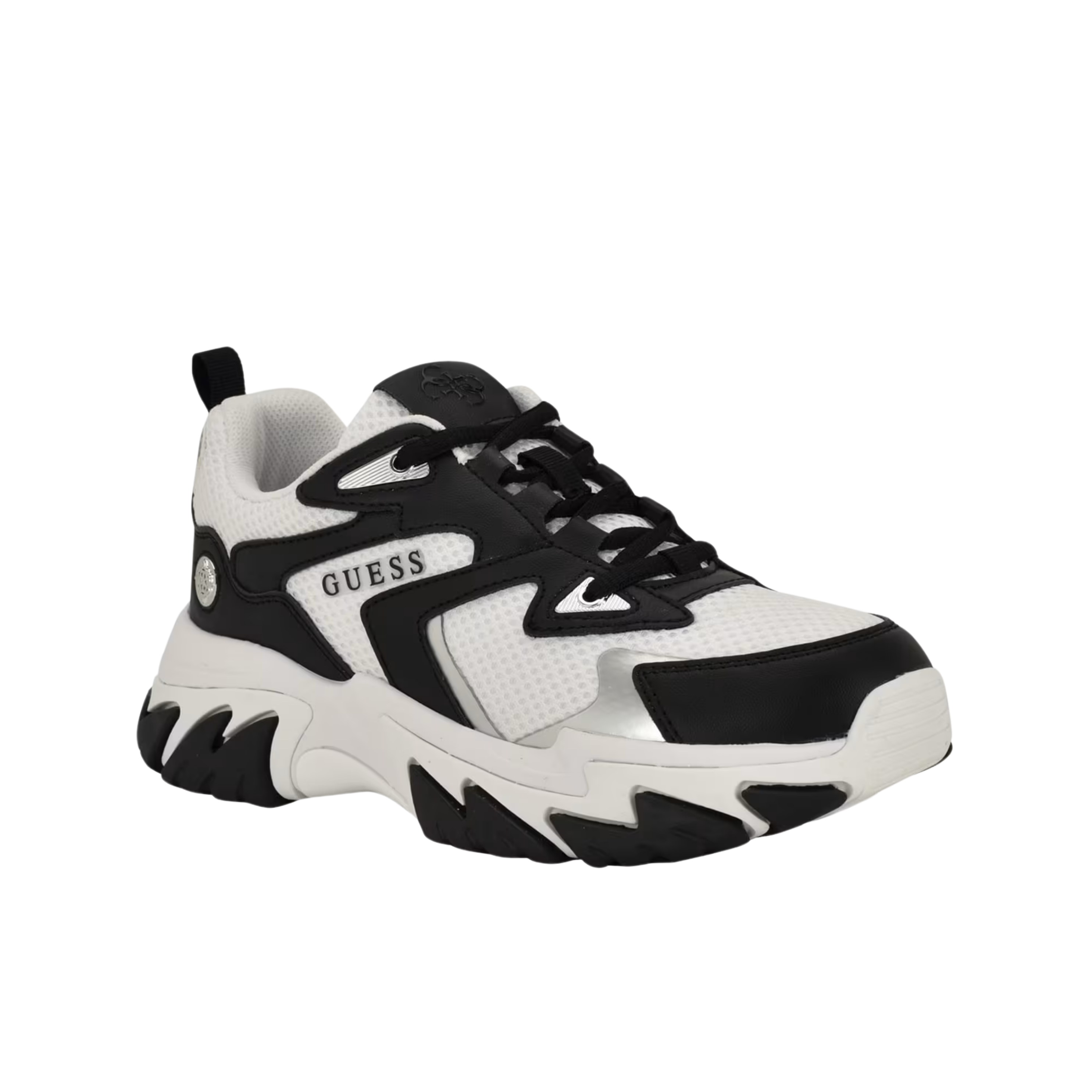 Guess Women 4G Logo Runner - Black White