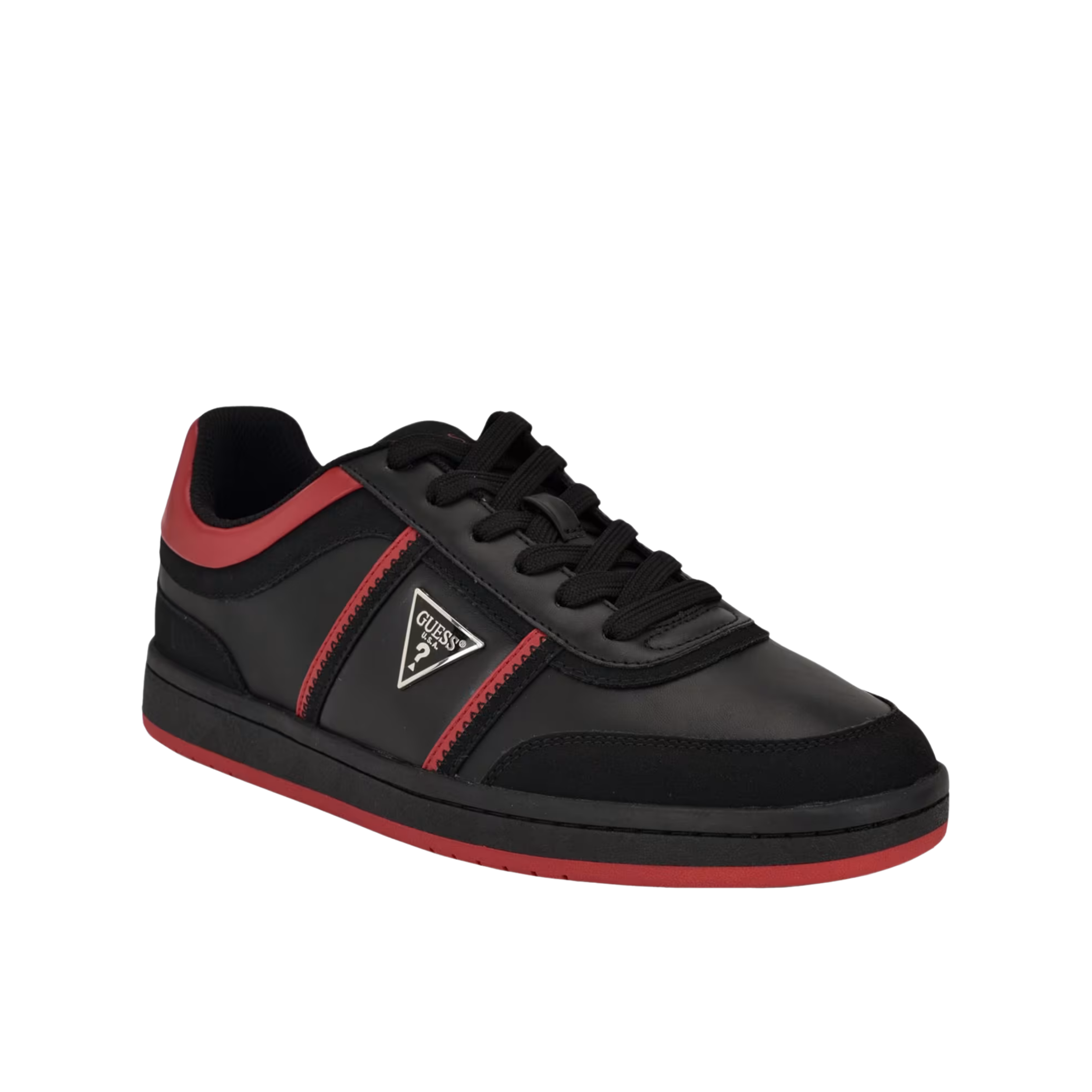 Guess Men Lasen Low Top Sneakers - Black
