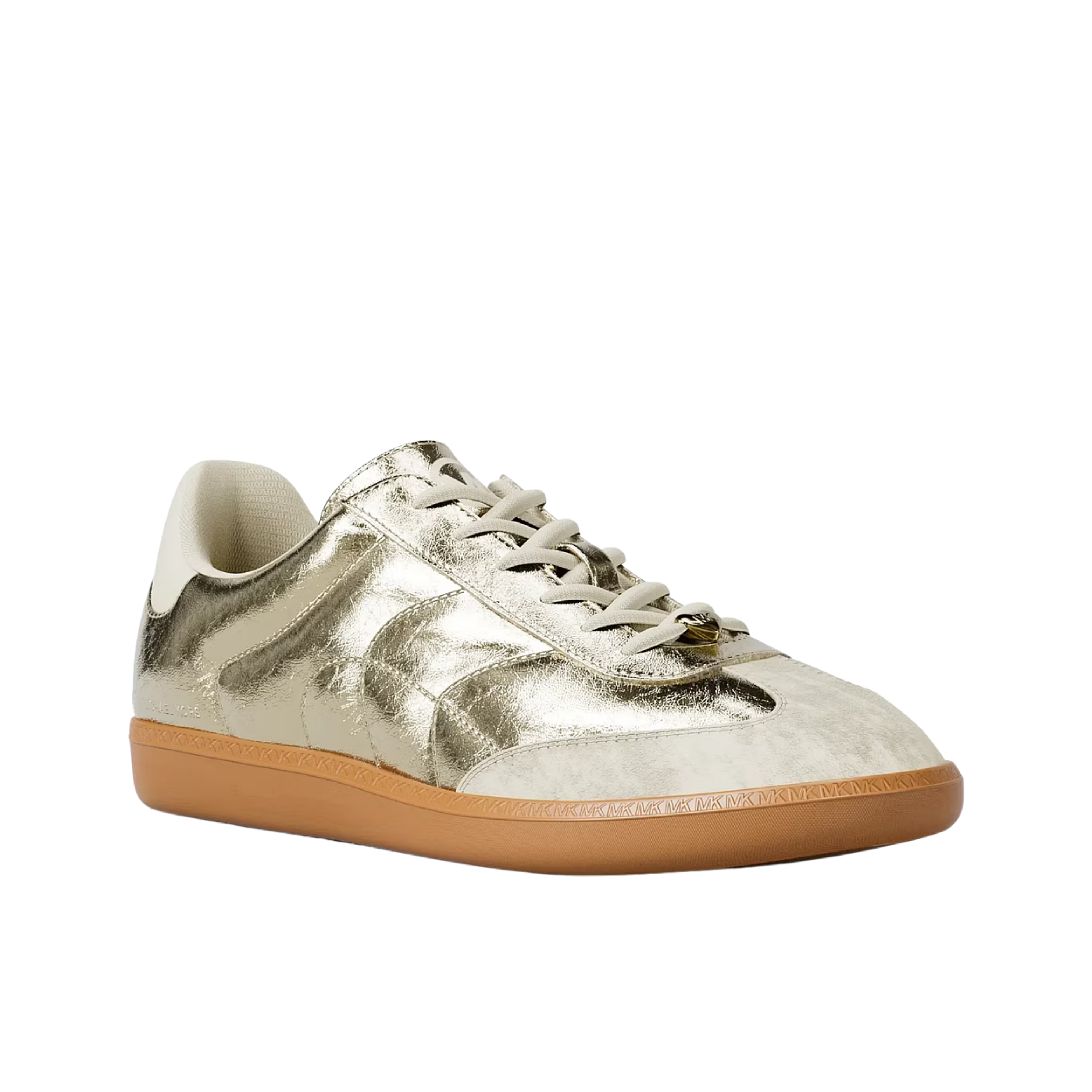 Michael Kors Women Benny Metallic Sneaker - Pale Gold