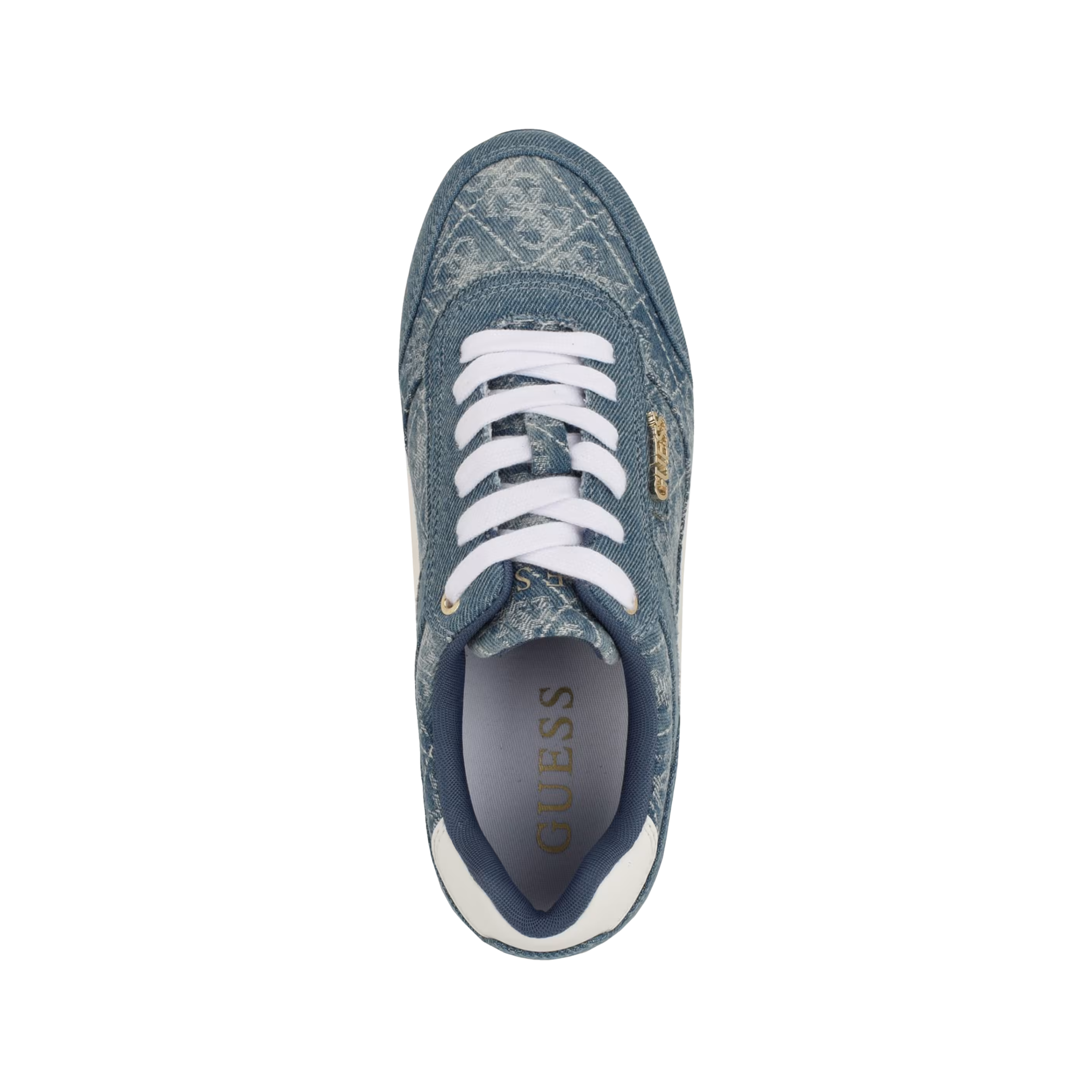 Guess Women 4G Logo Runner - Denim Tie Dye