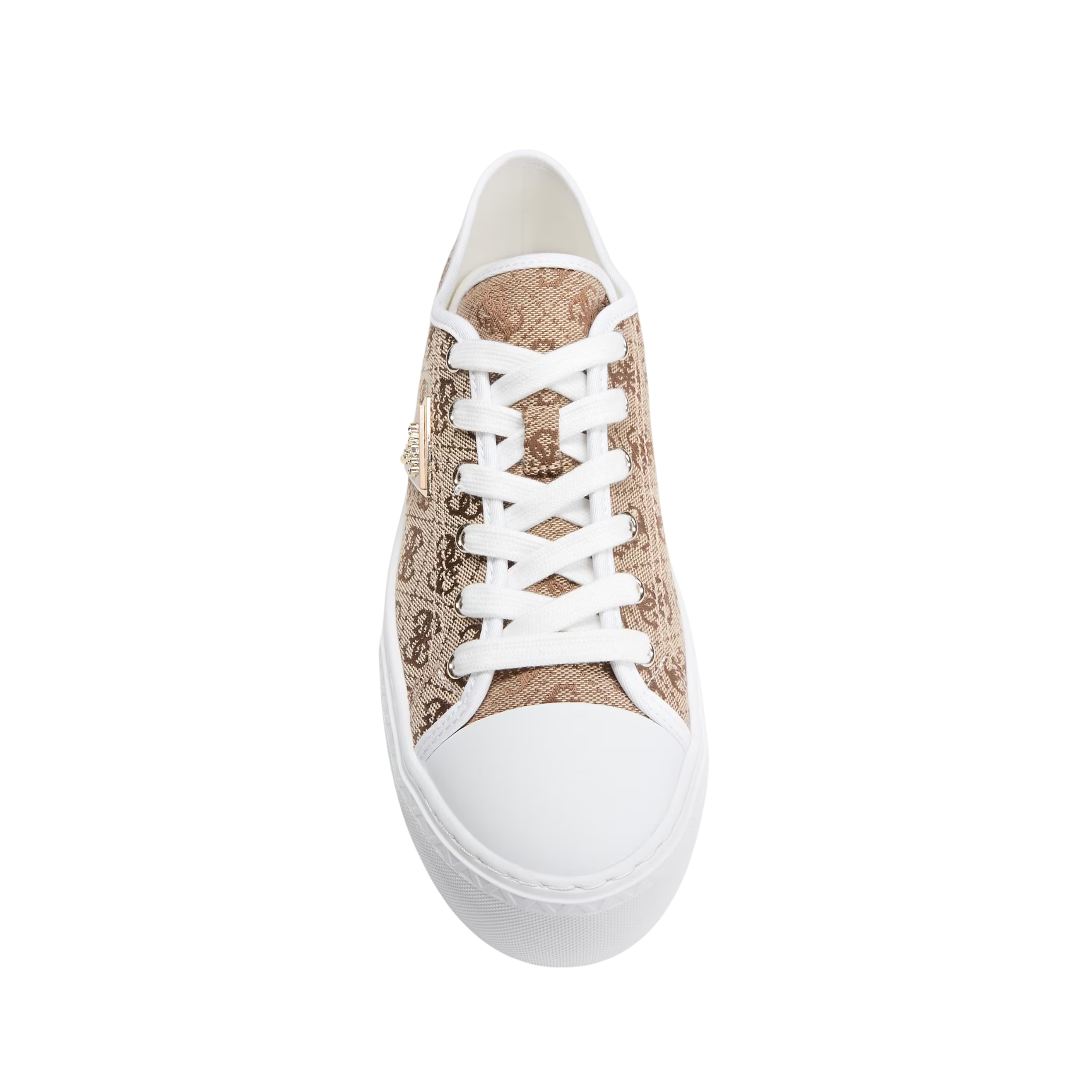 Guess Women Joezi Logo Sneakers - Medium Brown