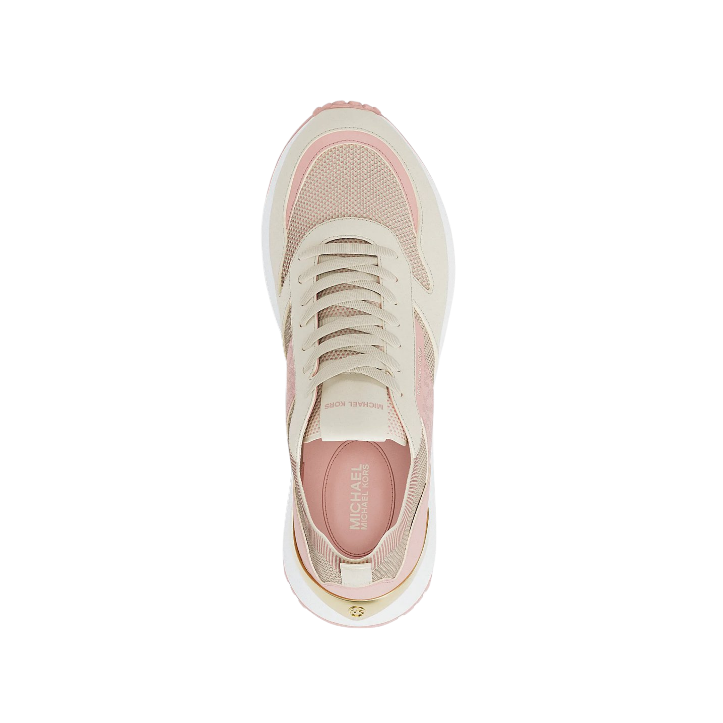 Michael Kors Women Jesse Mixed-Media Trainer - Powder Blush