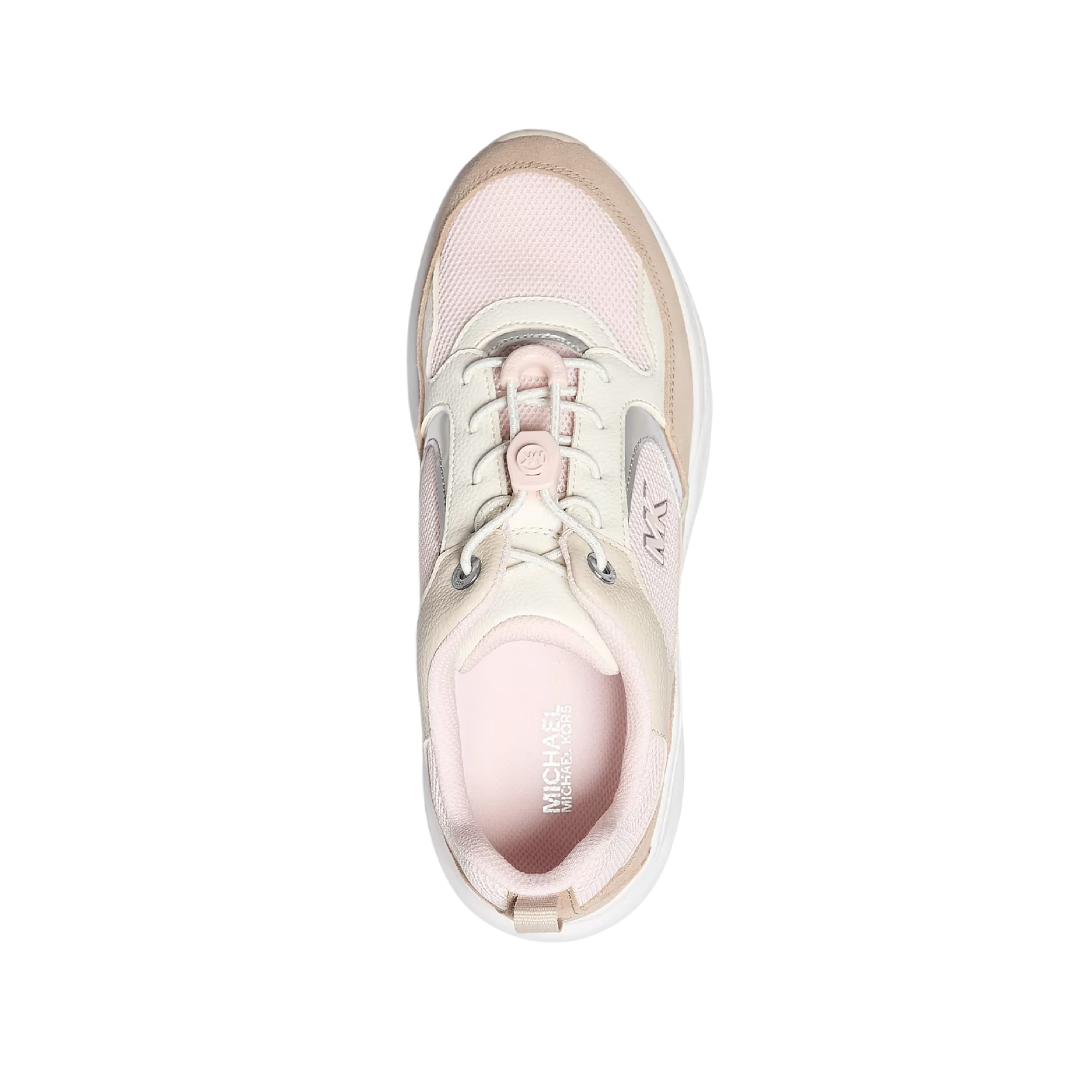 Michael Kors Women Jett Mixed Media Trainer - Powder Blush