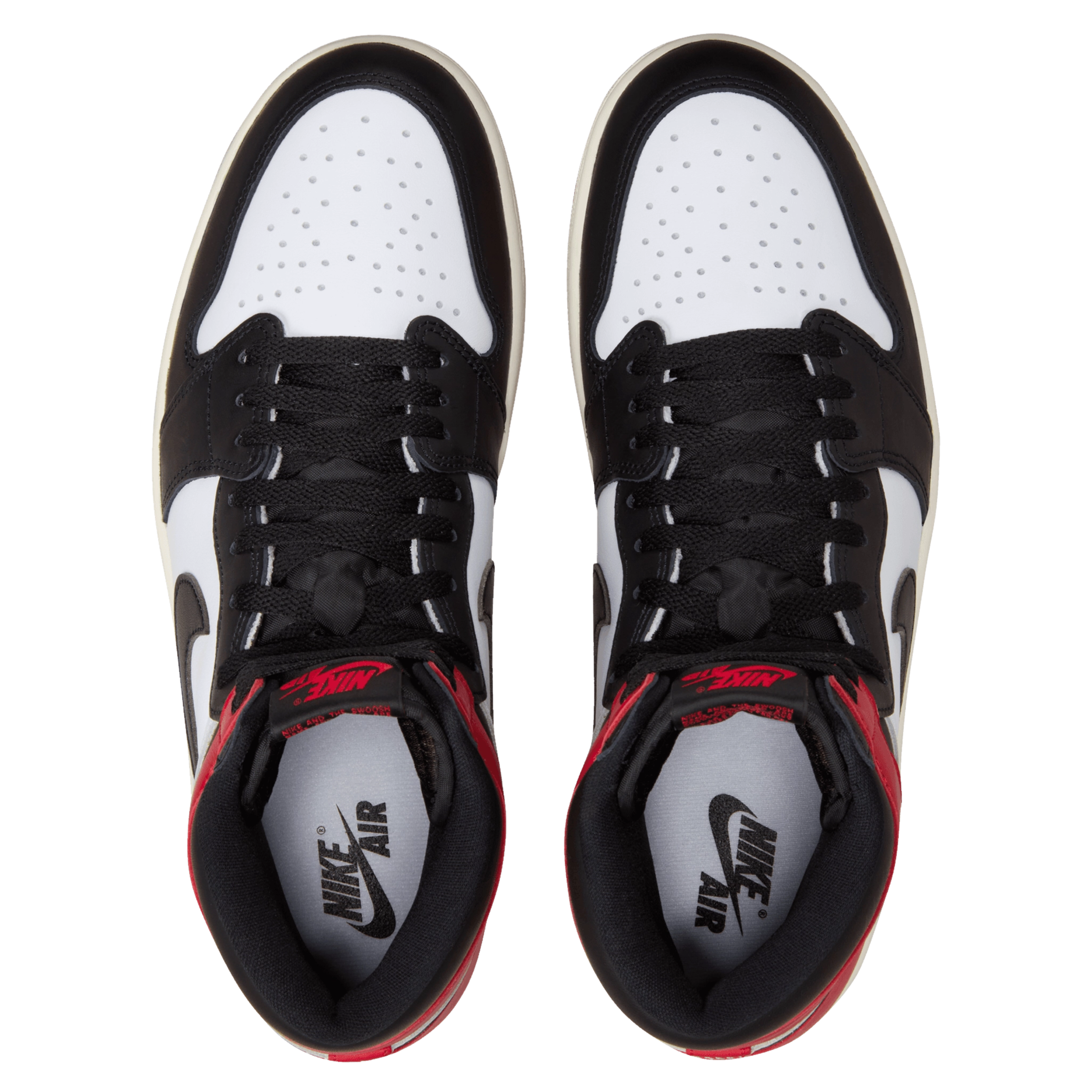 Nike Men's Air Jordan Retro 1 High - Black Red