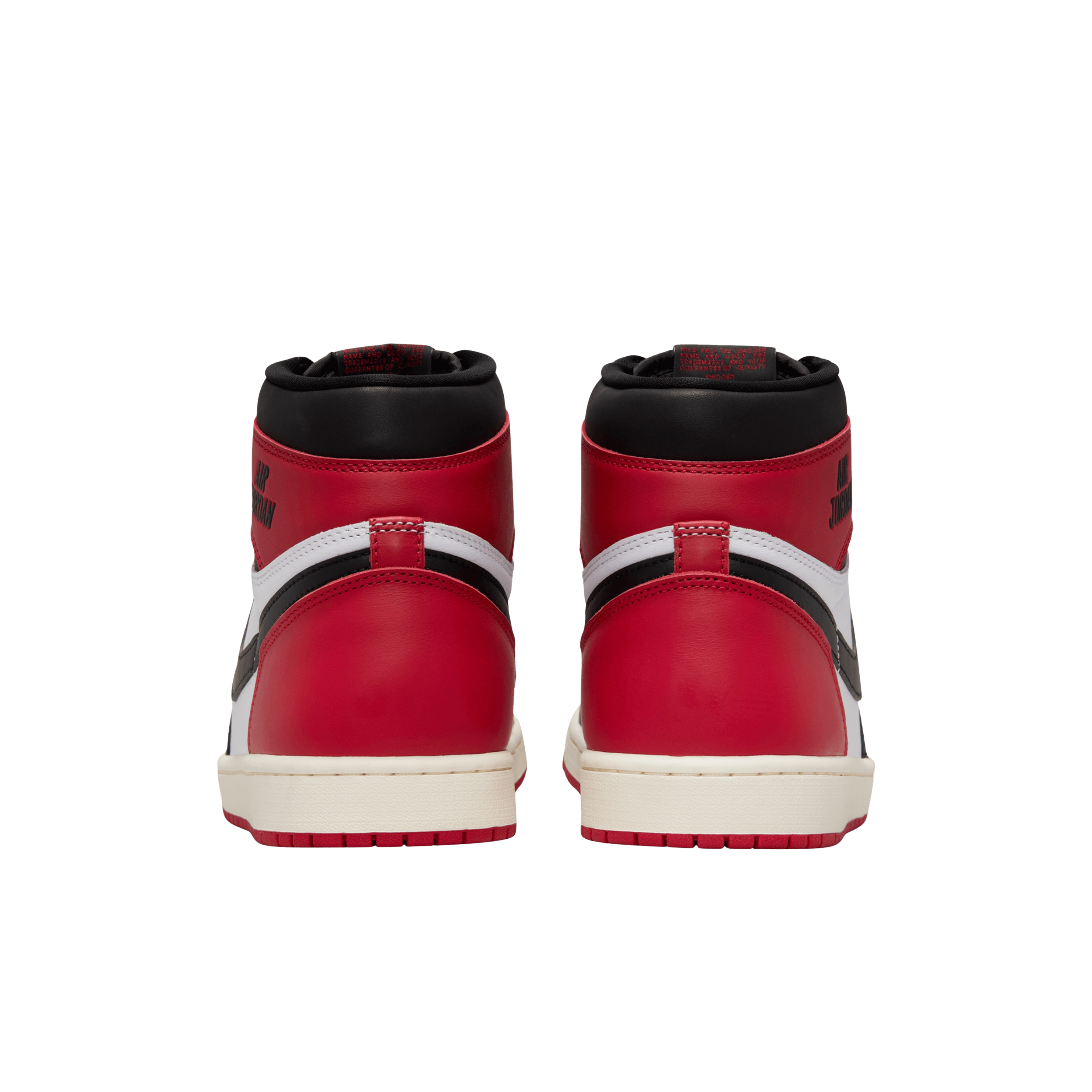 Nike Men's Air Jordan Retro 1 High - Black Red