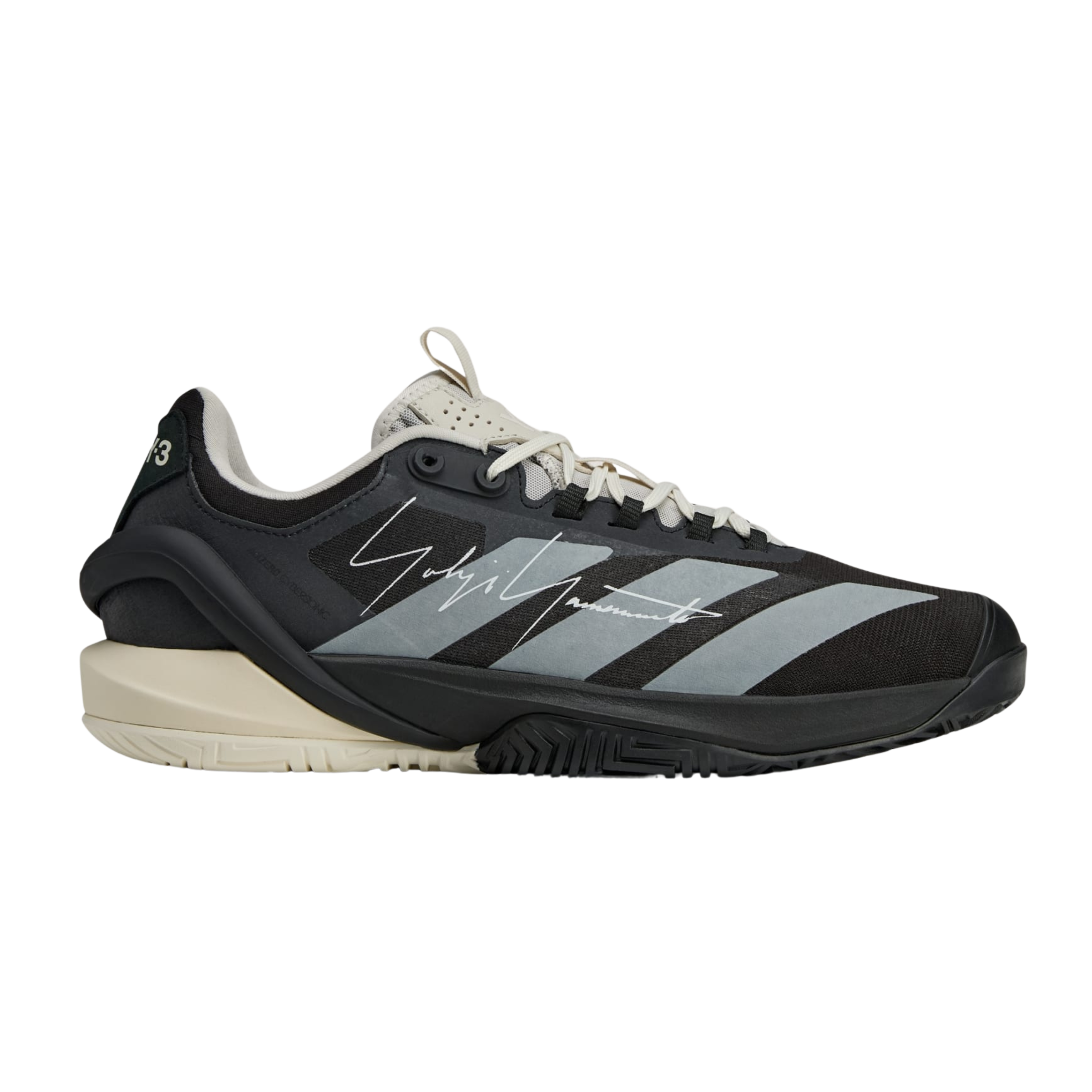 Adidas Men Y-3 Adizero Cybersonic 2 Tennis - Black Orbit Grey