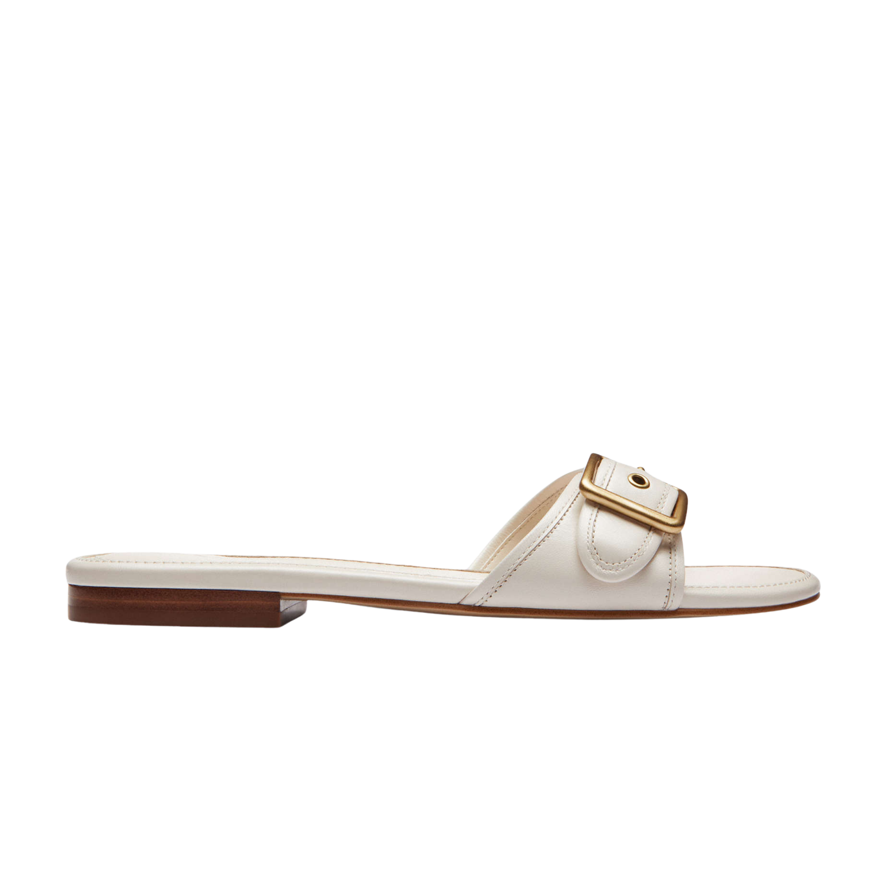 Coach Women's Margot Flat Sandal - Chalk