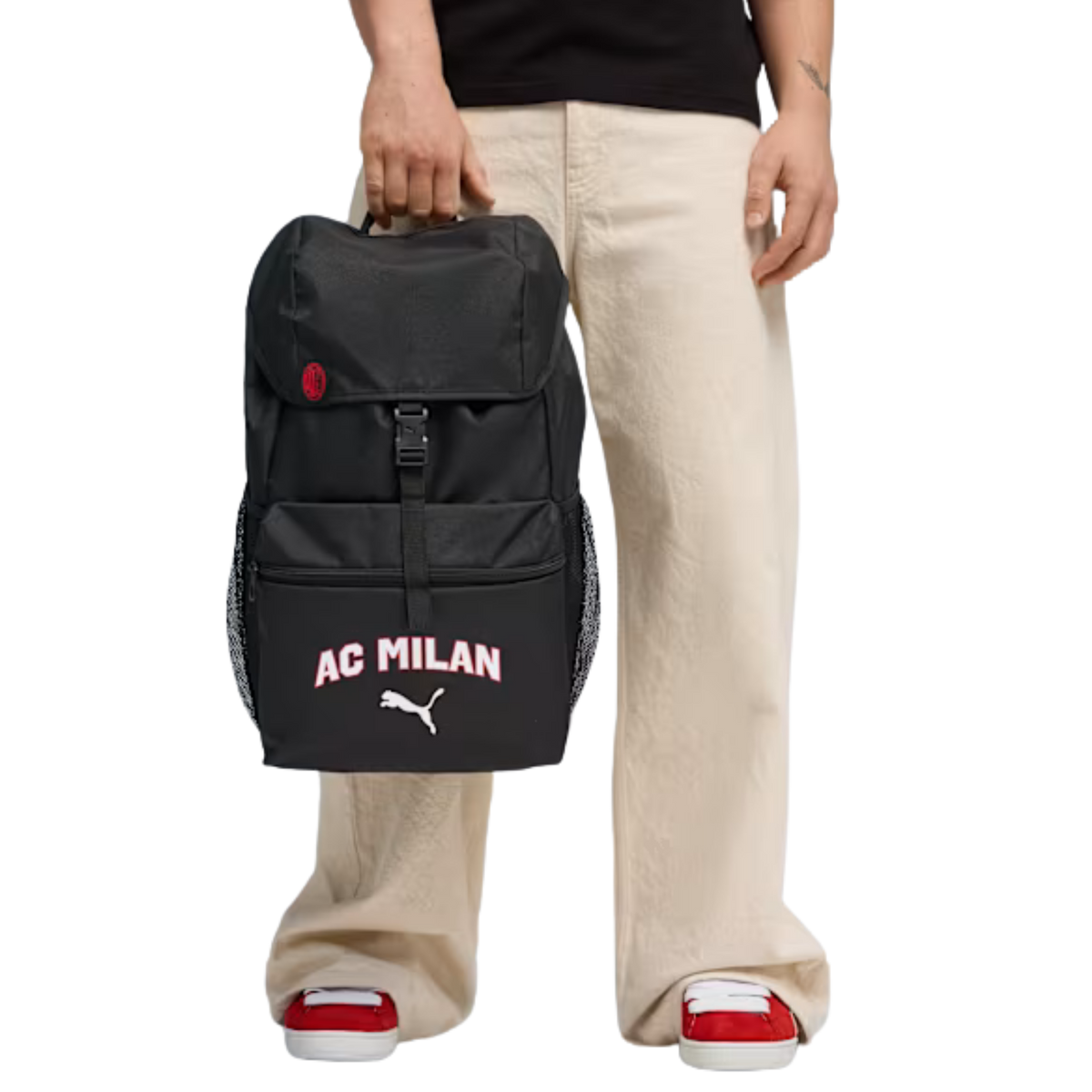 Puma Men AC Milan ftblCulture Backpack - Black For All Time Red