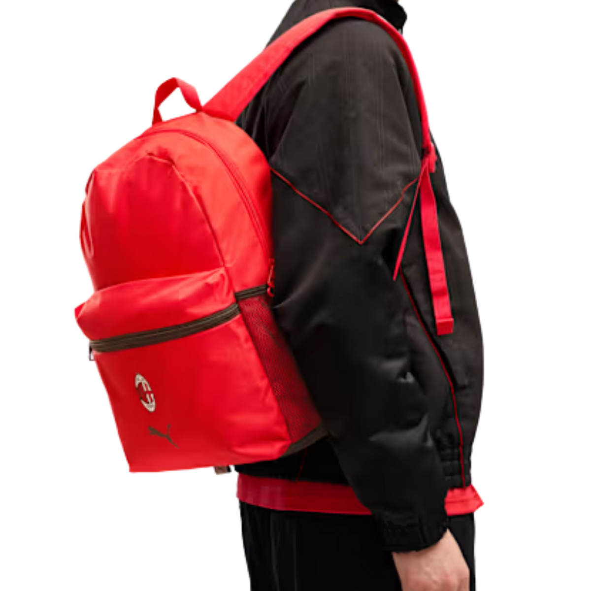 Puma Men AC Milan Soccer Essentials Backpack - For All Time Red