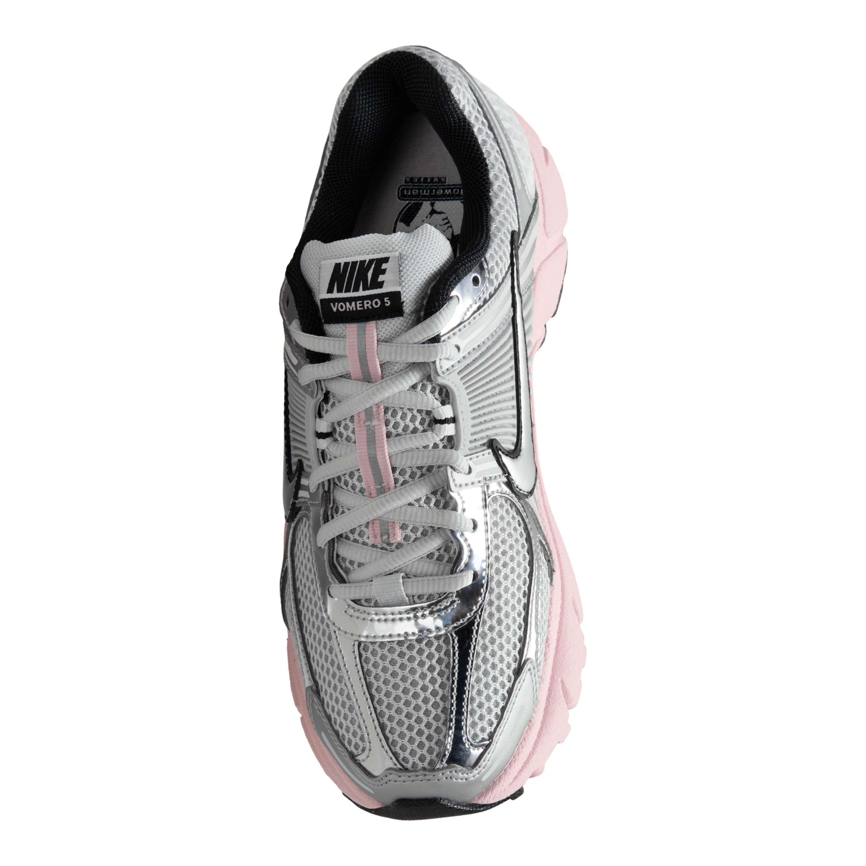 Nike Women's Zoom Vomero 5 - Metallic Silver Pink Foam