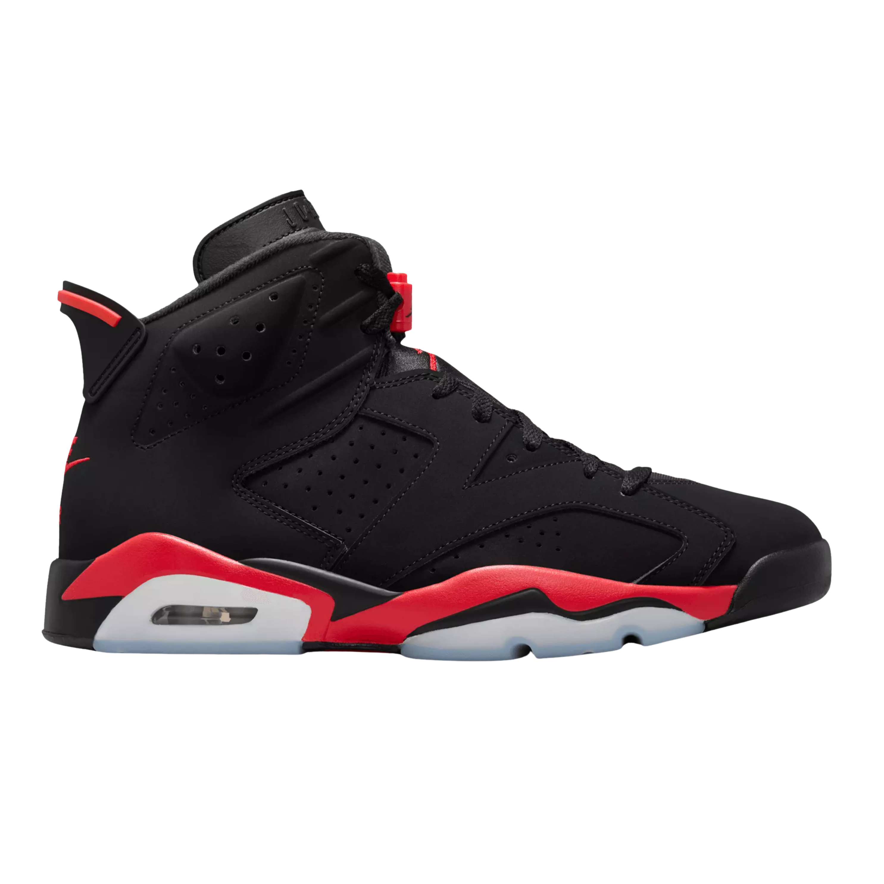 R Nike Men's Air Jordan Retro 6 - Black Light Crimson